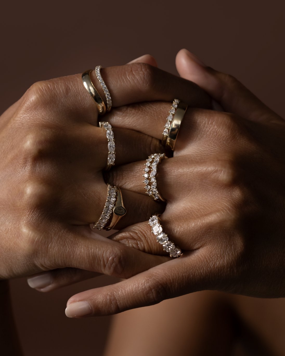 Lab Grown Diamond Wedding Bands - Camila Brown