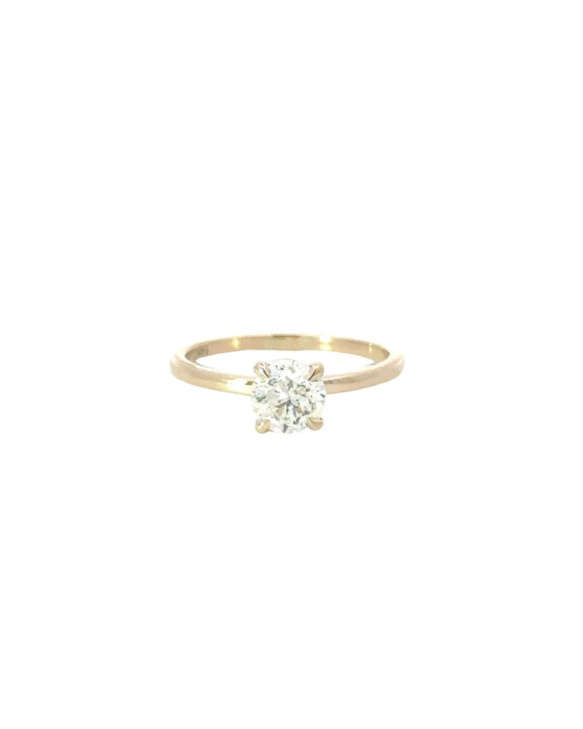 1.01 CT Round E/SI1 CVD Diamond Solitaire Engagement Ring - Camila Brown