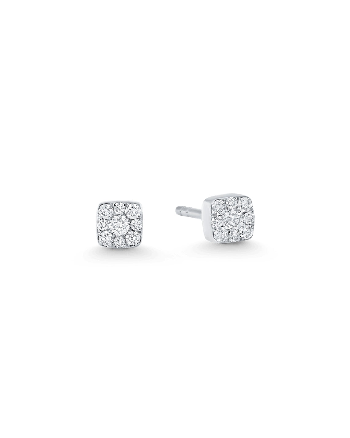 0.15 TCW Round Moissanite Diamond Stud Earrings - Camila Brown