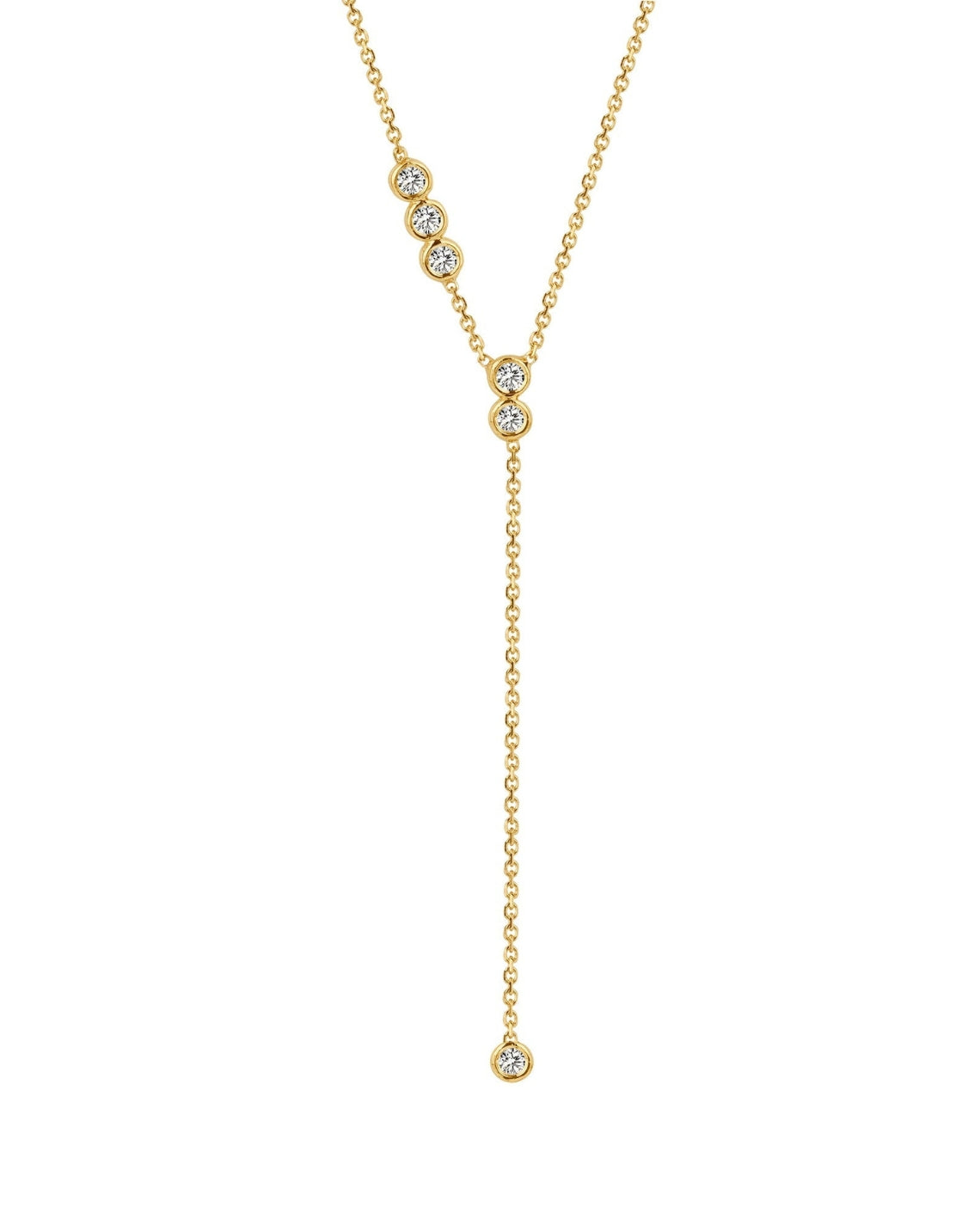 1.0 TCW Round Moissanite Diamond Three Stone Pendant Necklace - Camila Brown
