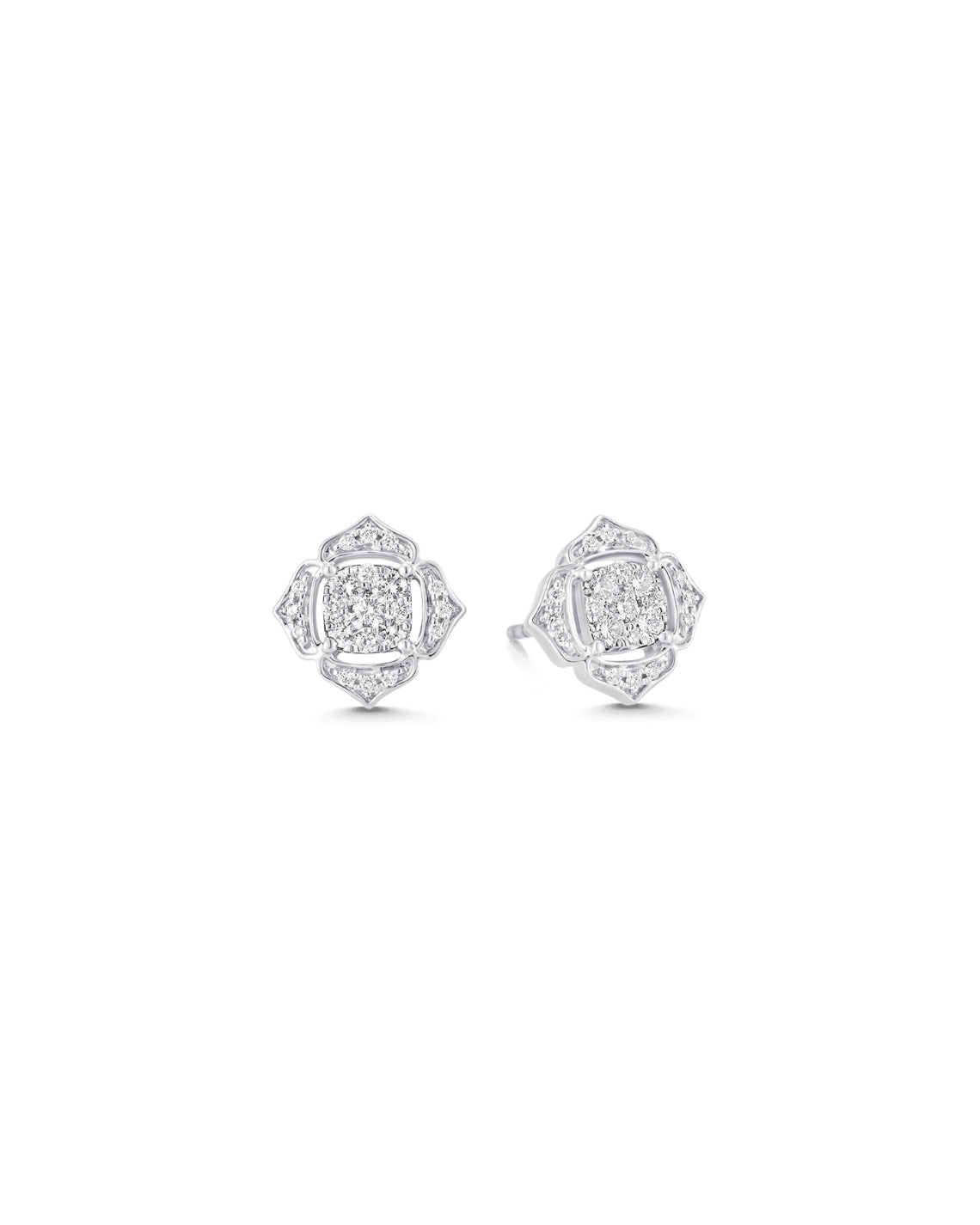 0.35 TCW Round Moissanite Diamond Stud Earrings - Camila Brown