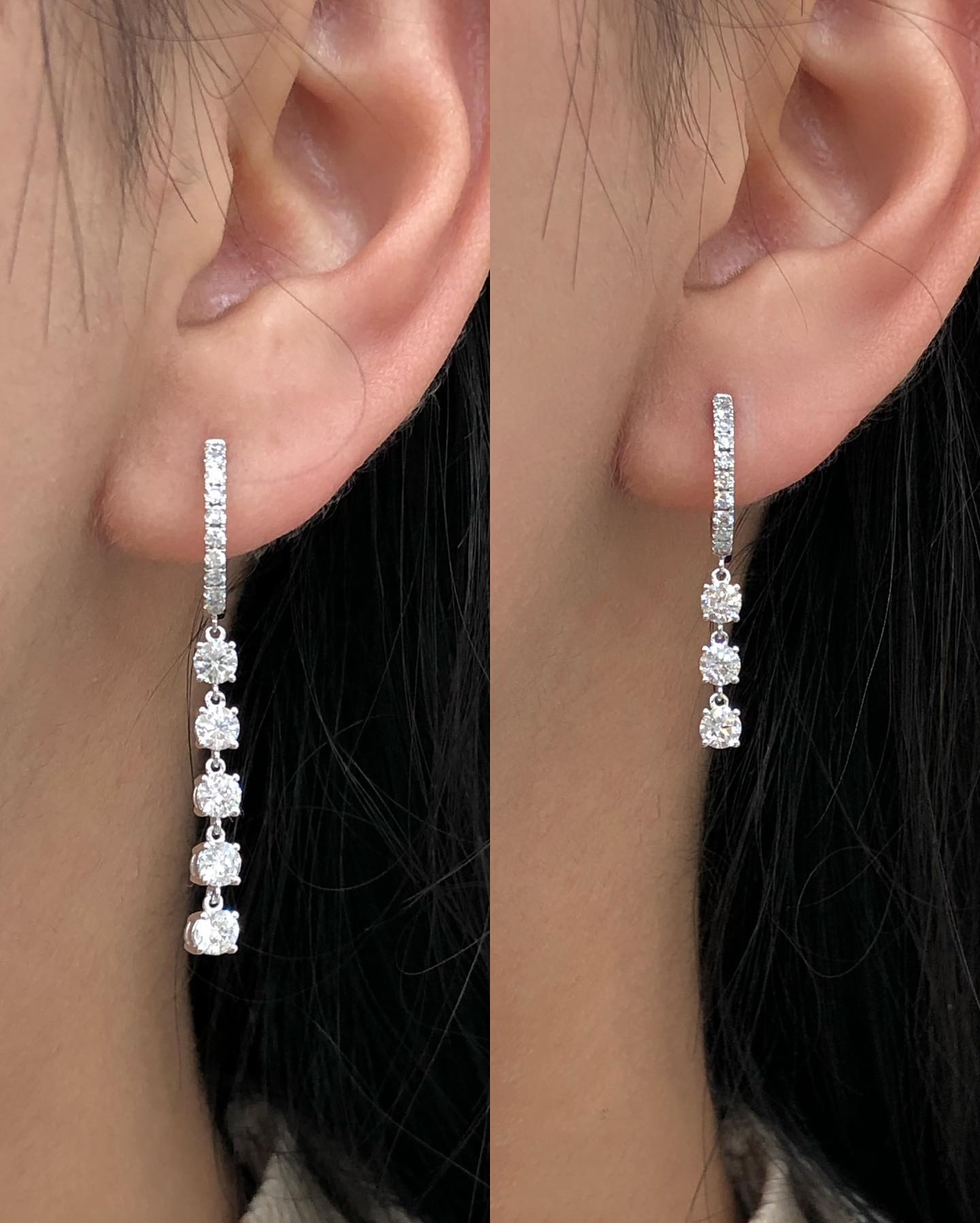 2.50 CT Round G/VS Lab Grown Diamond Earrings - Camila Brown