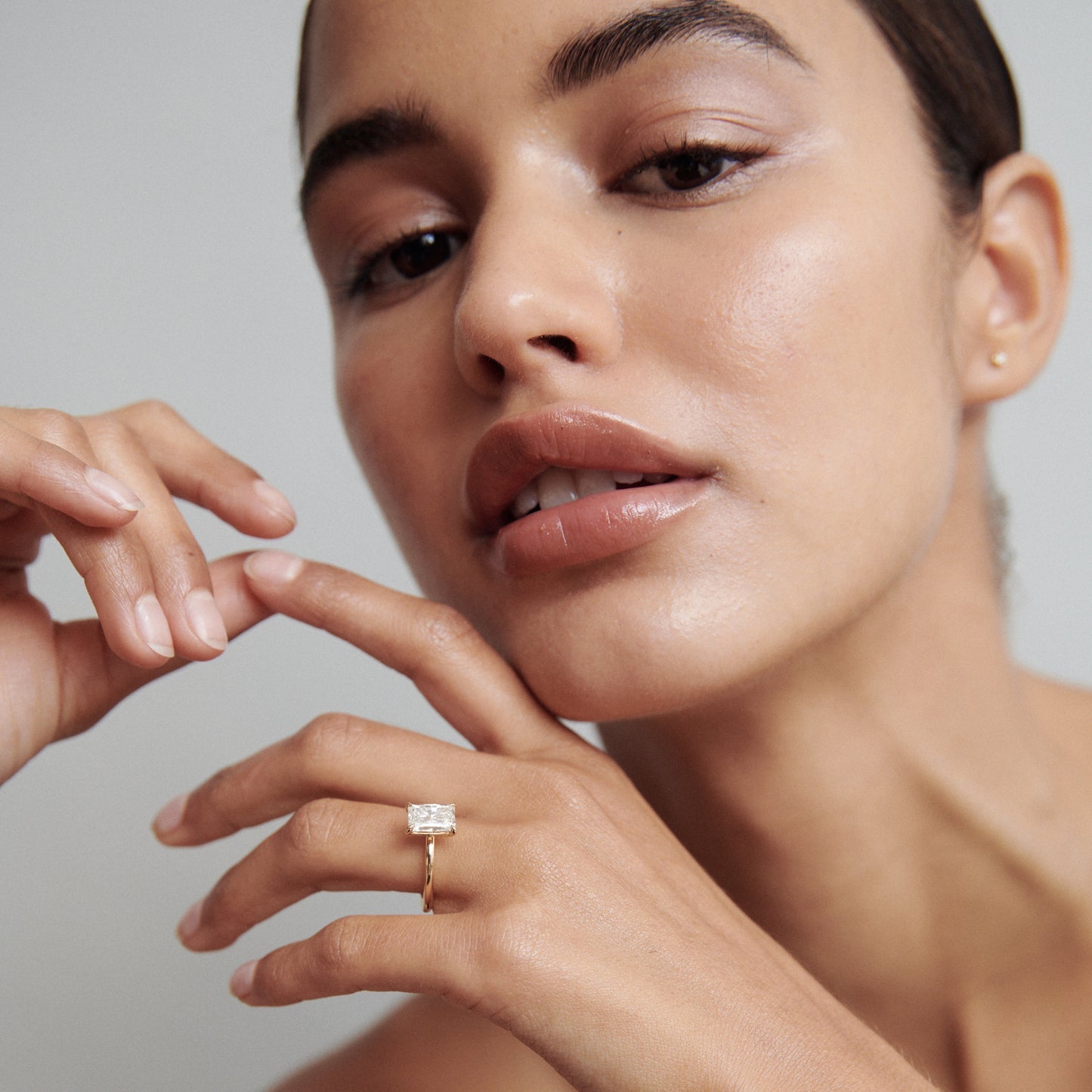 1.5 CT Radiant E/VS1 CVD Diamond Solitaire Engagement Ring - Camila Brown