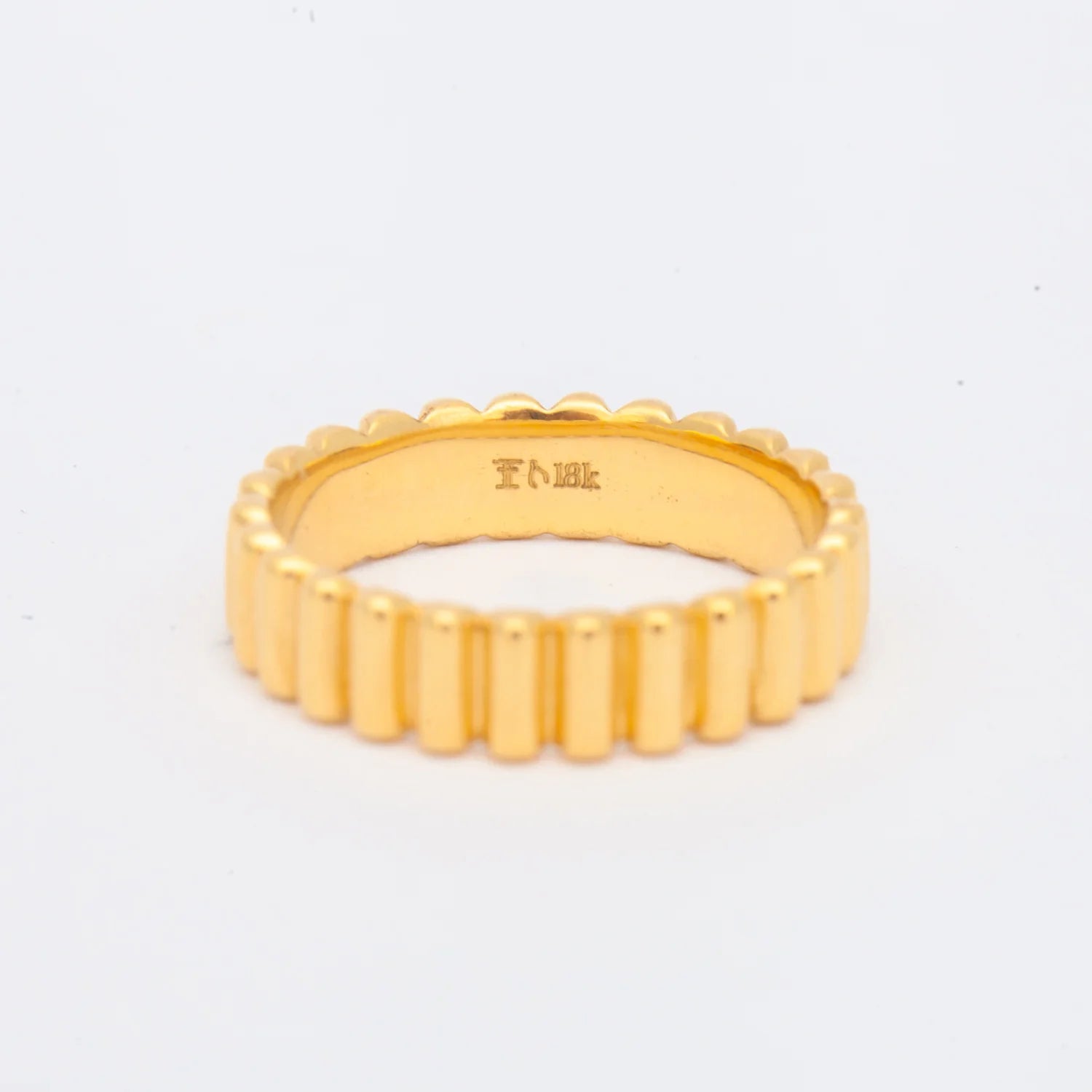 Plain tubogas wedding band