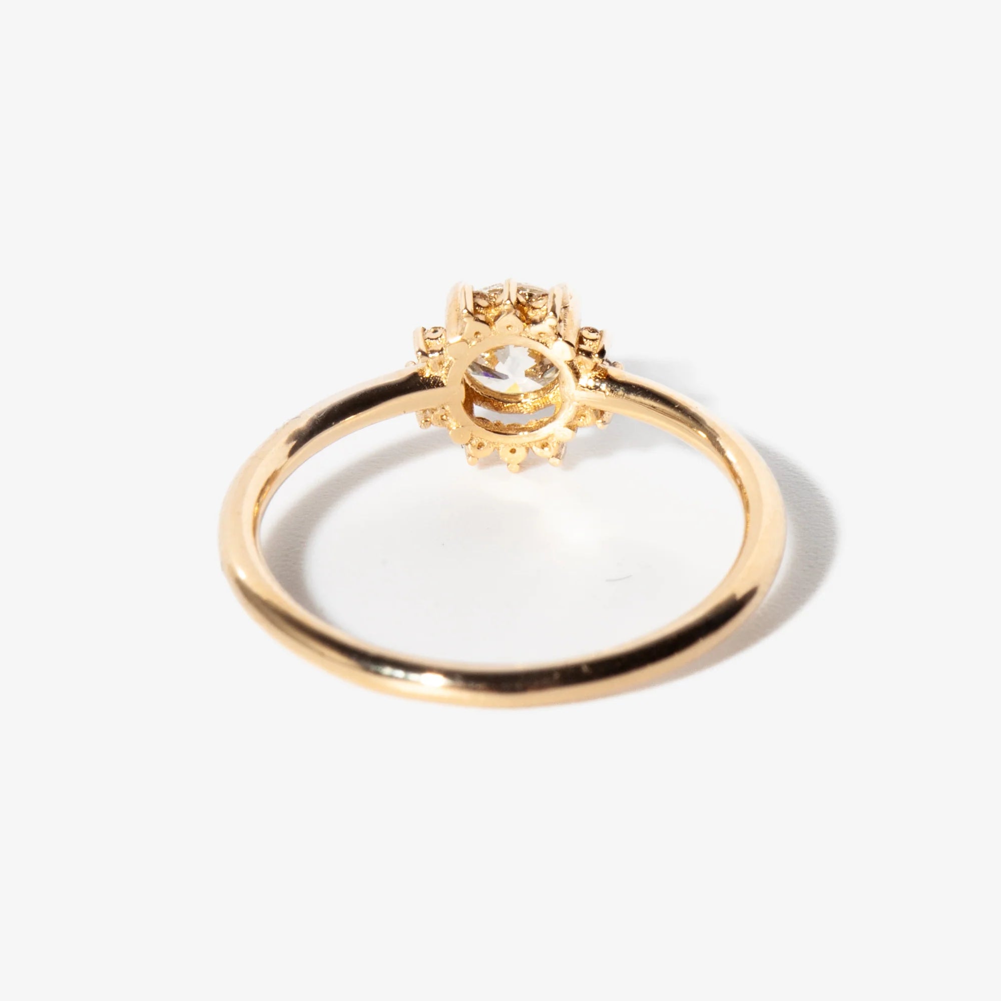 0.50 -2.50 CT Round CVD Diamond Solitaire Engagement Ring