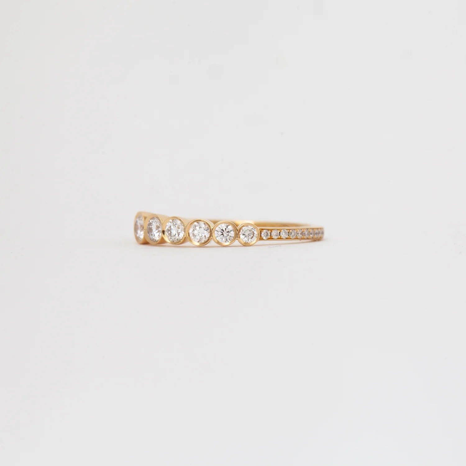 0.41 TCW Round CVD Diamond Full Eternity Wedding Band
