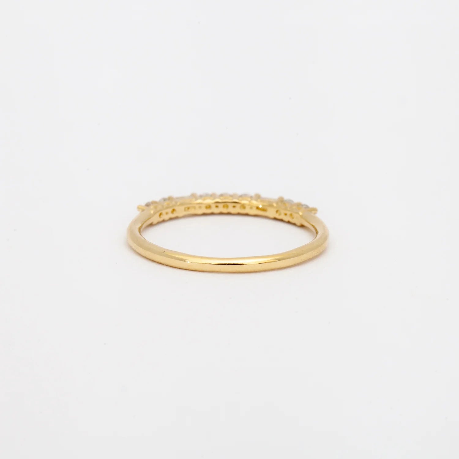 0.40 TCW Round CVD Diamond Eternity Wedding Band