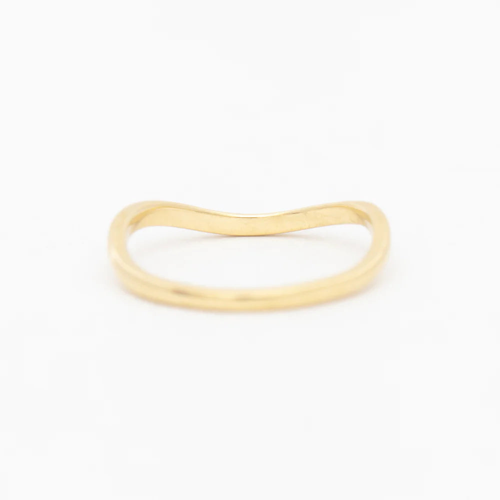 Classic Curved Plain Wedding Band