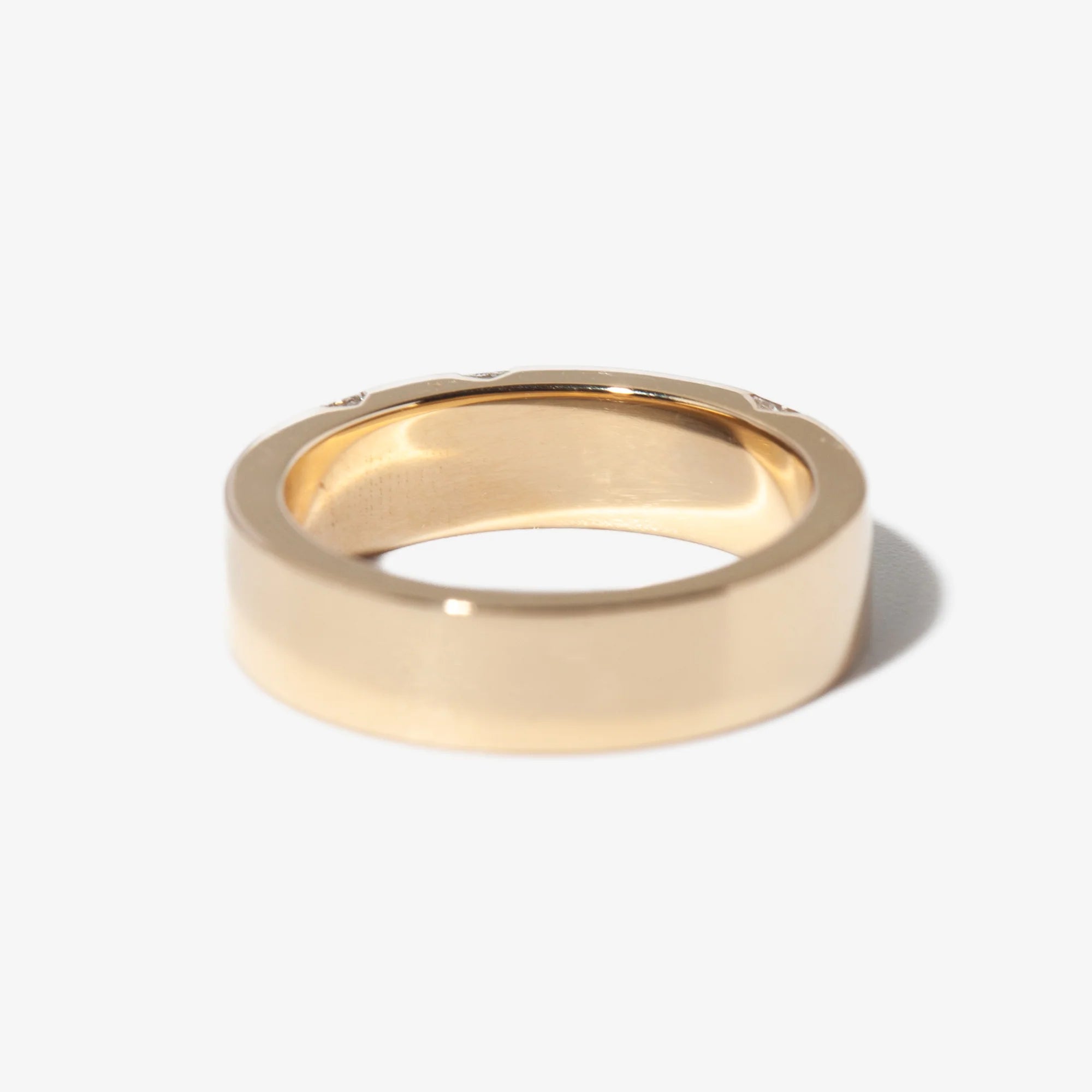 0.35 TCW Baguette CVD Diamond Flush Wedding Band