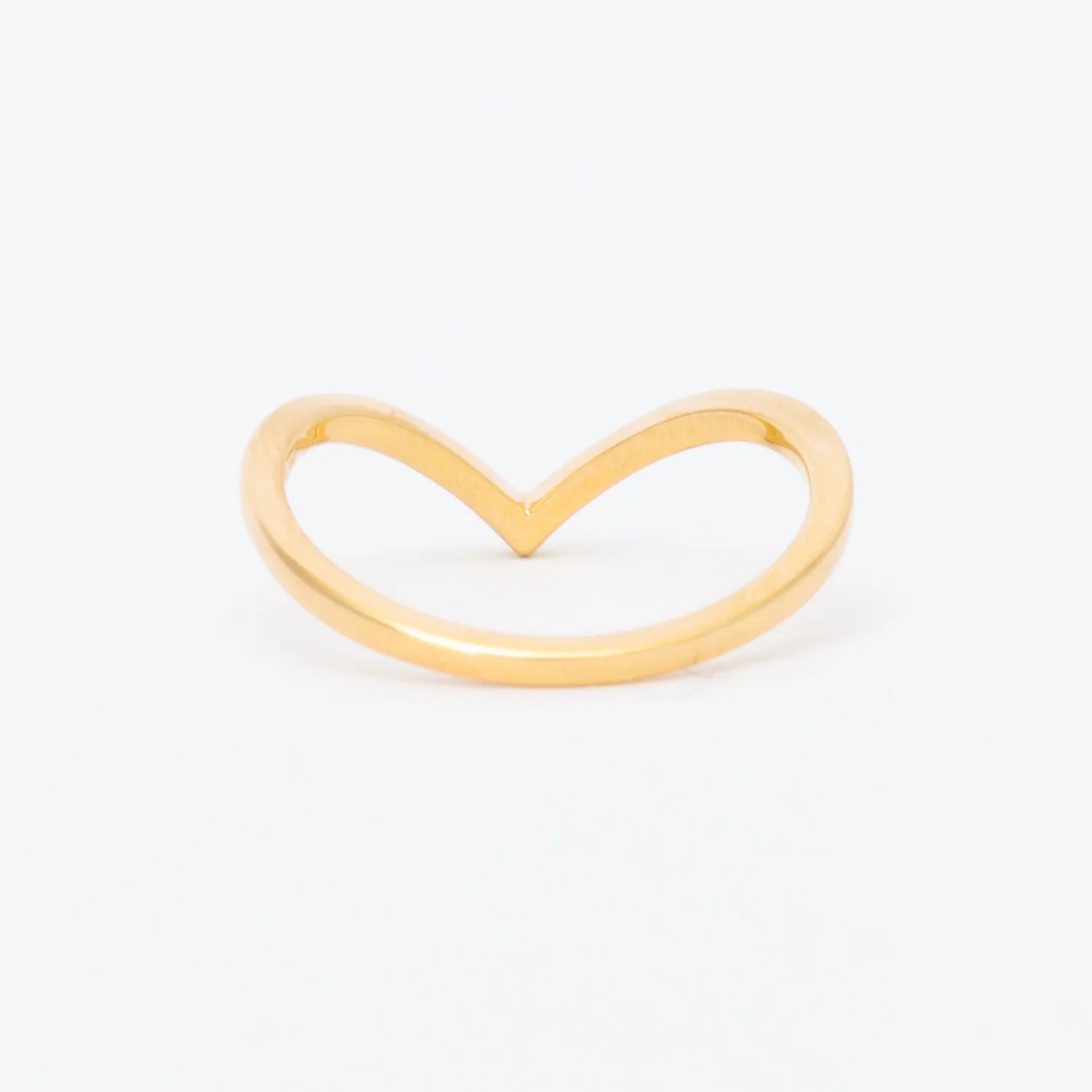 Plain Curved Wedding Band