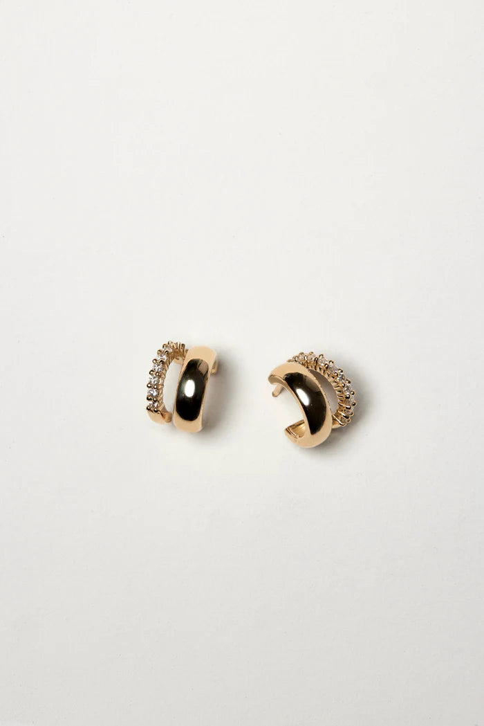 0.40 TCW Round Cut Moissanite Diamond Hoops Earrings