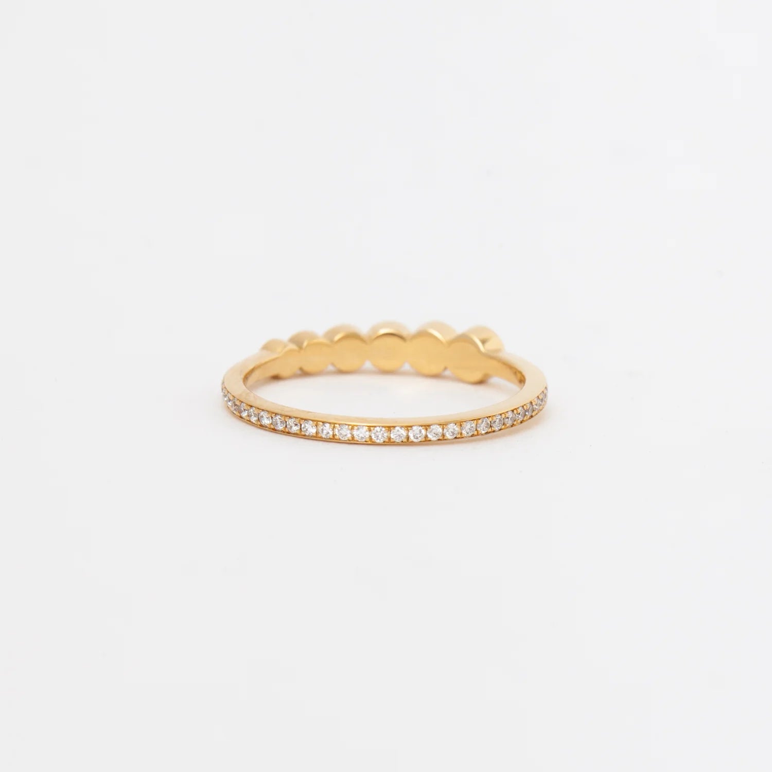 0.41 TCW Round CVD Diamond Full Eternity Wedding Band