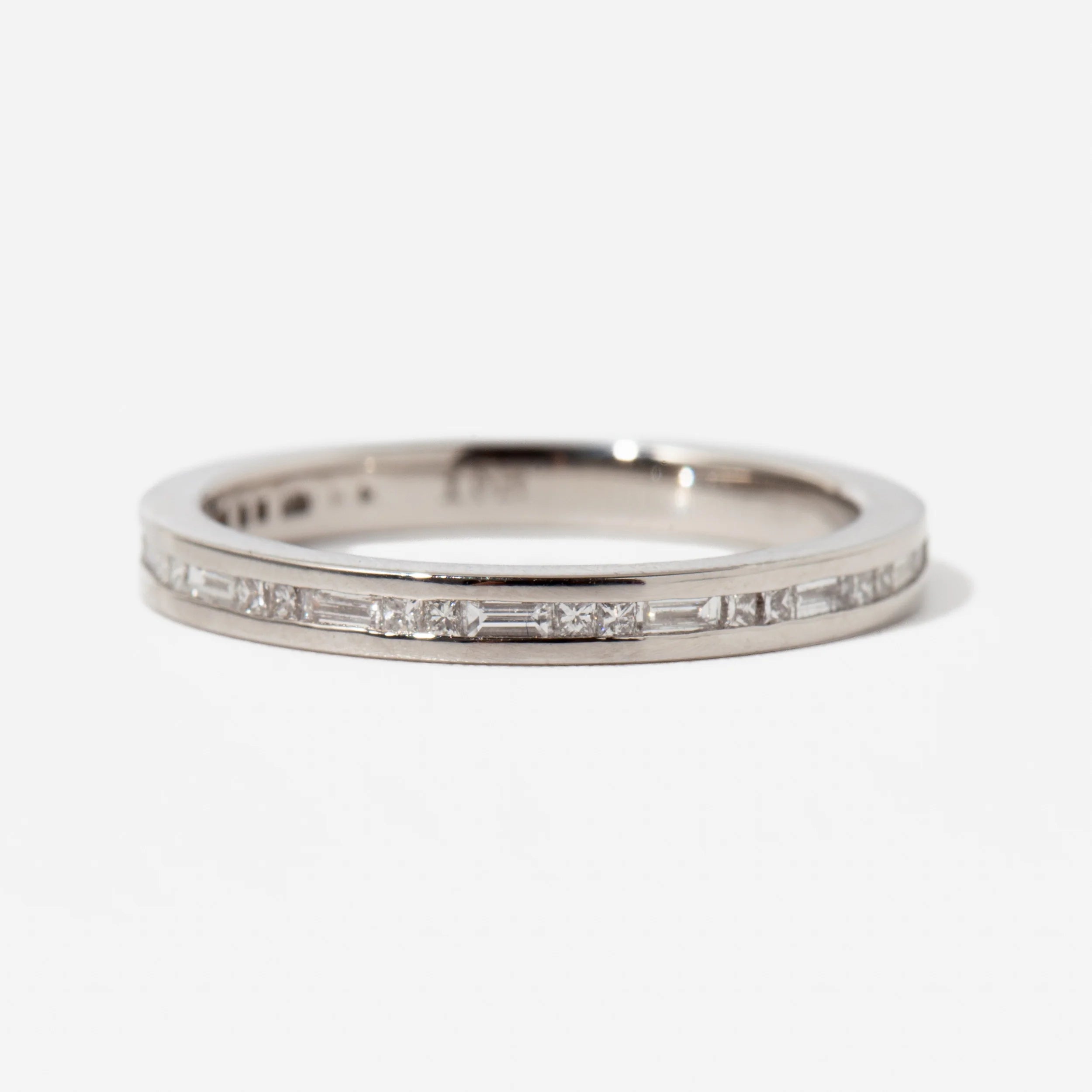 0.3 TCW Baguette & Princess CVD Diamond Channel Setting Wedding Band