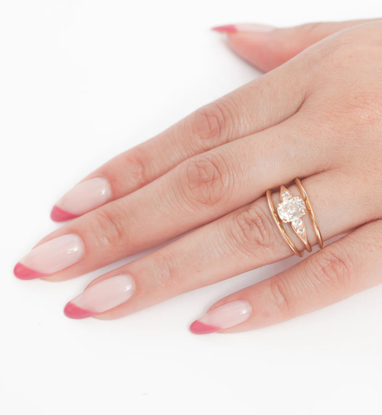 Twin Plain Delicate Wedding Band