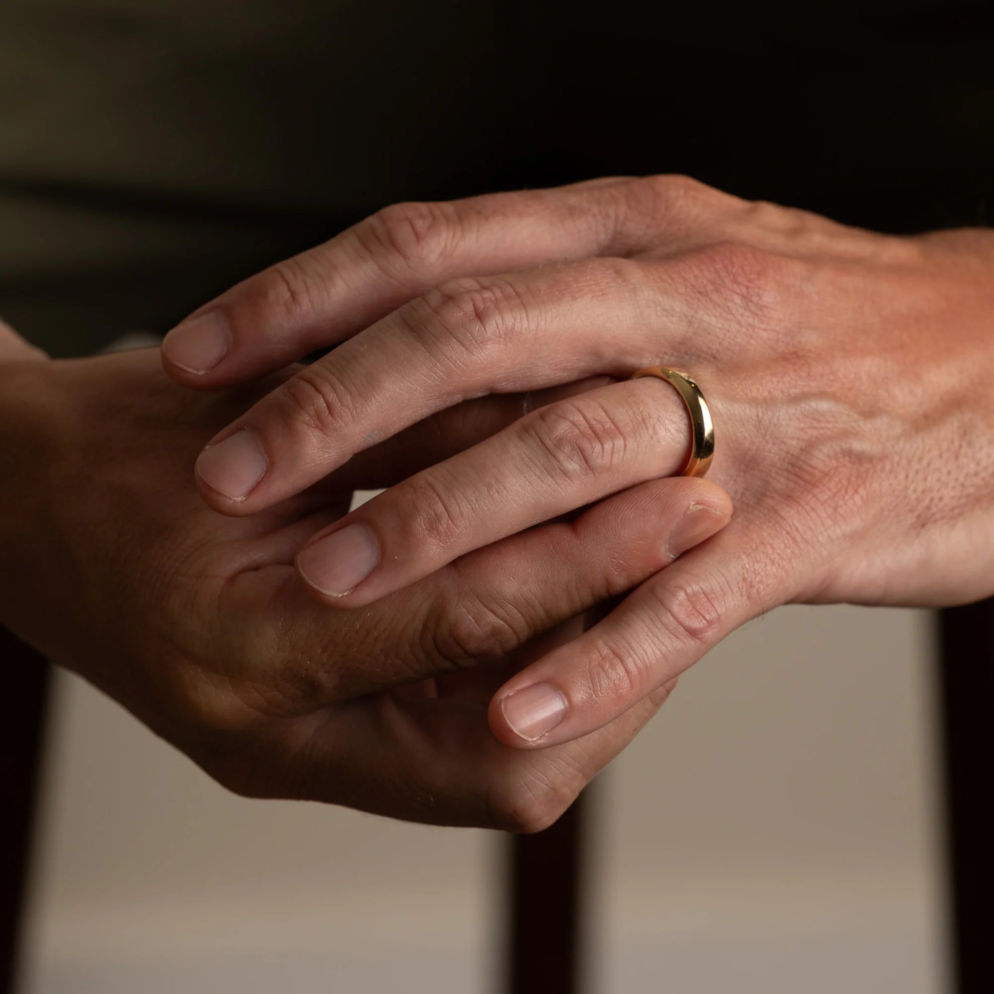 Plain Gold Wedding band