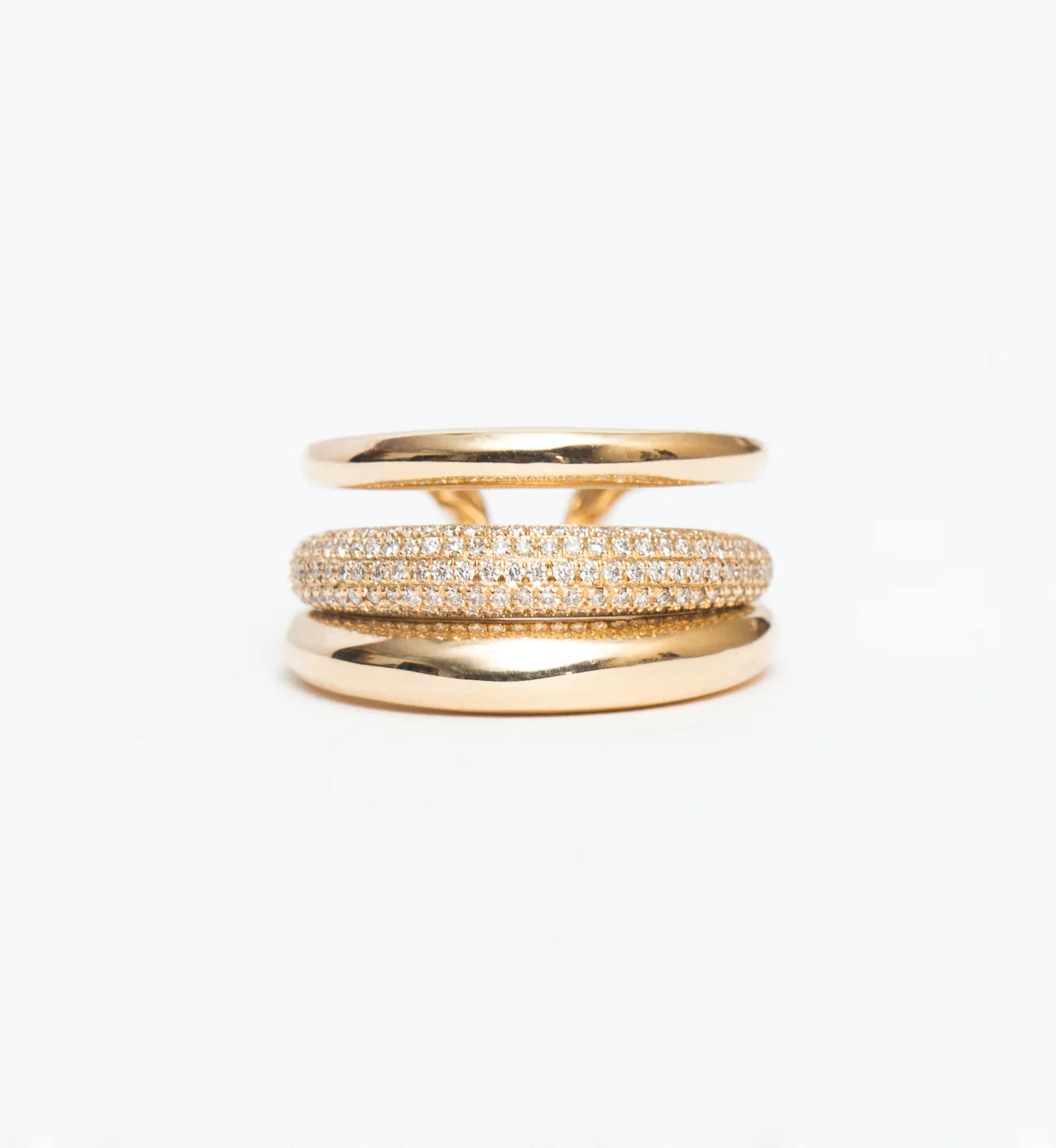 Twin Plain Delicate Wedding Band