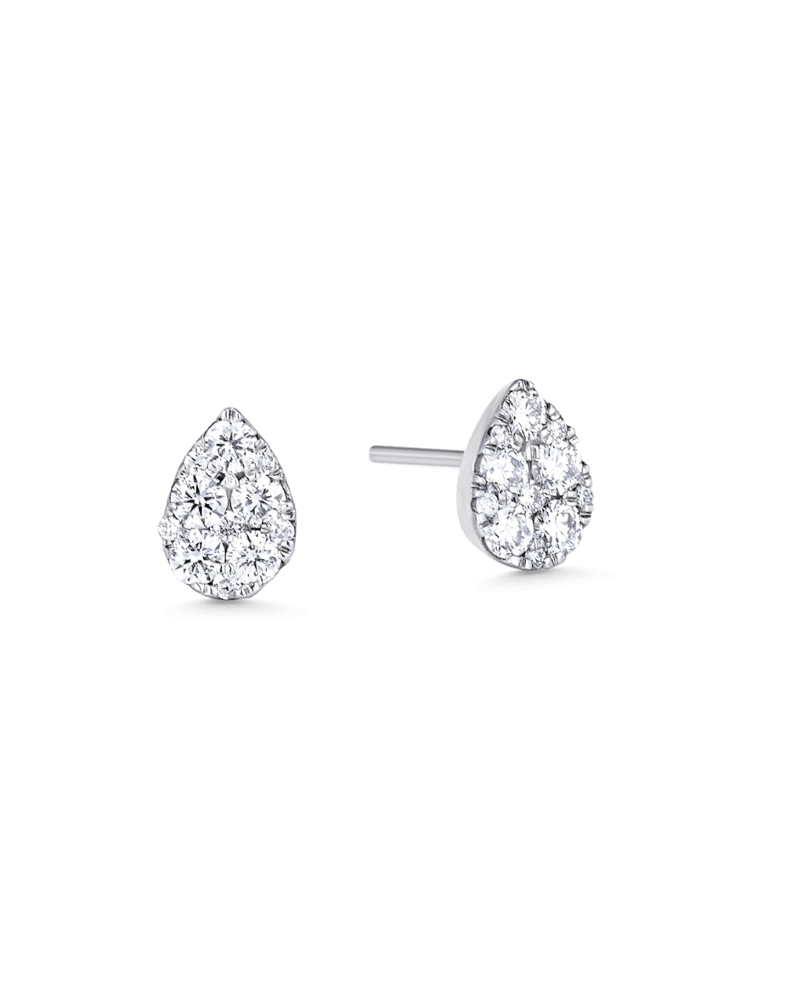 0.48 TCW Round Moissanite Diamond Stud Earrings - Camila Brown
