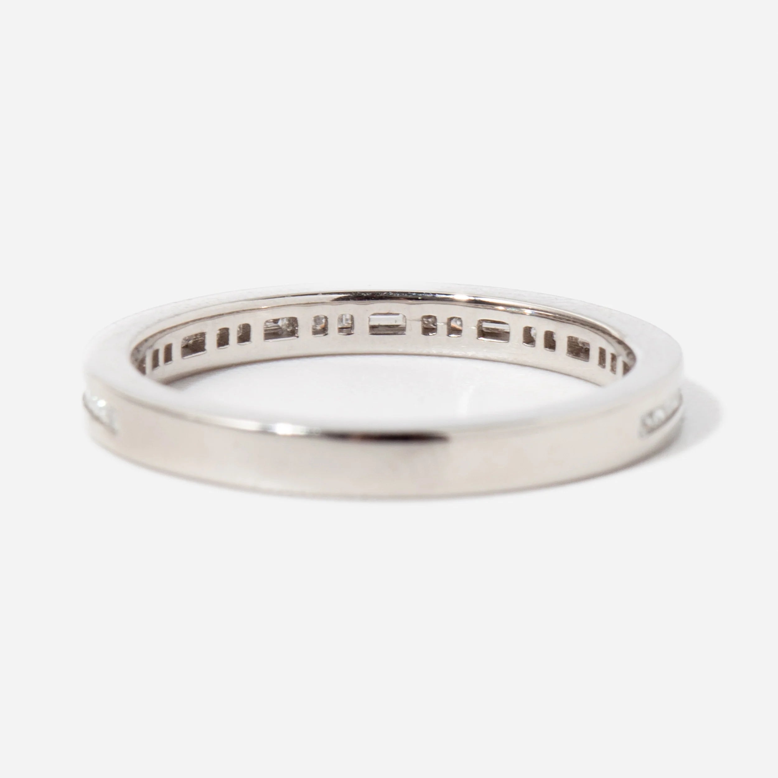 0.3 TCW Baguette & Princess CVD Diamond Channel Setting Wedding Band