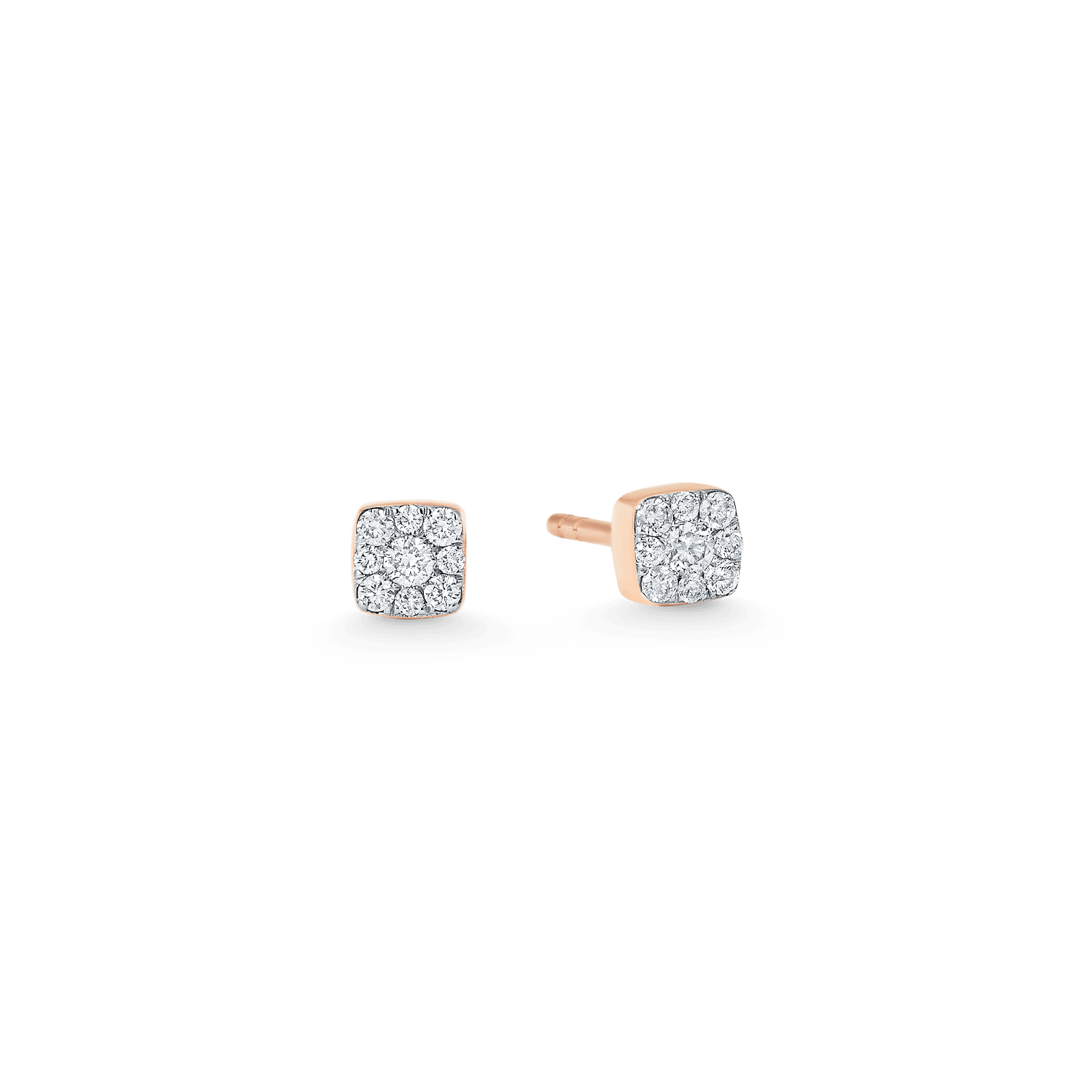 0.15 TCW Round Moissanite Diamond Stud Earrings - Camila Brown