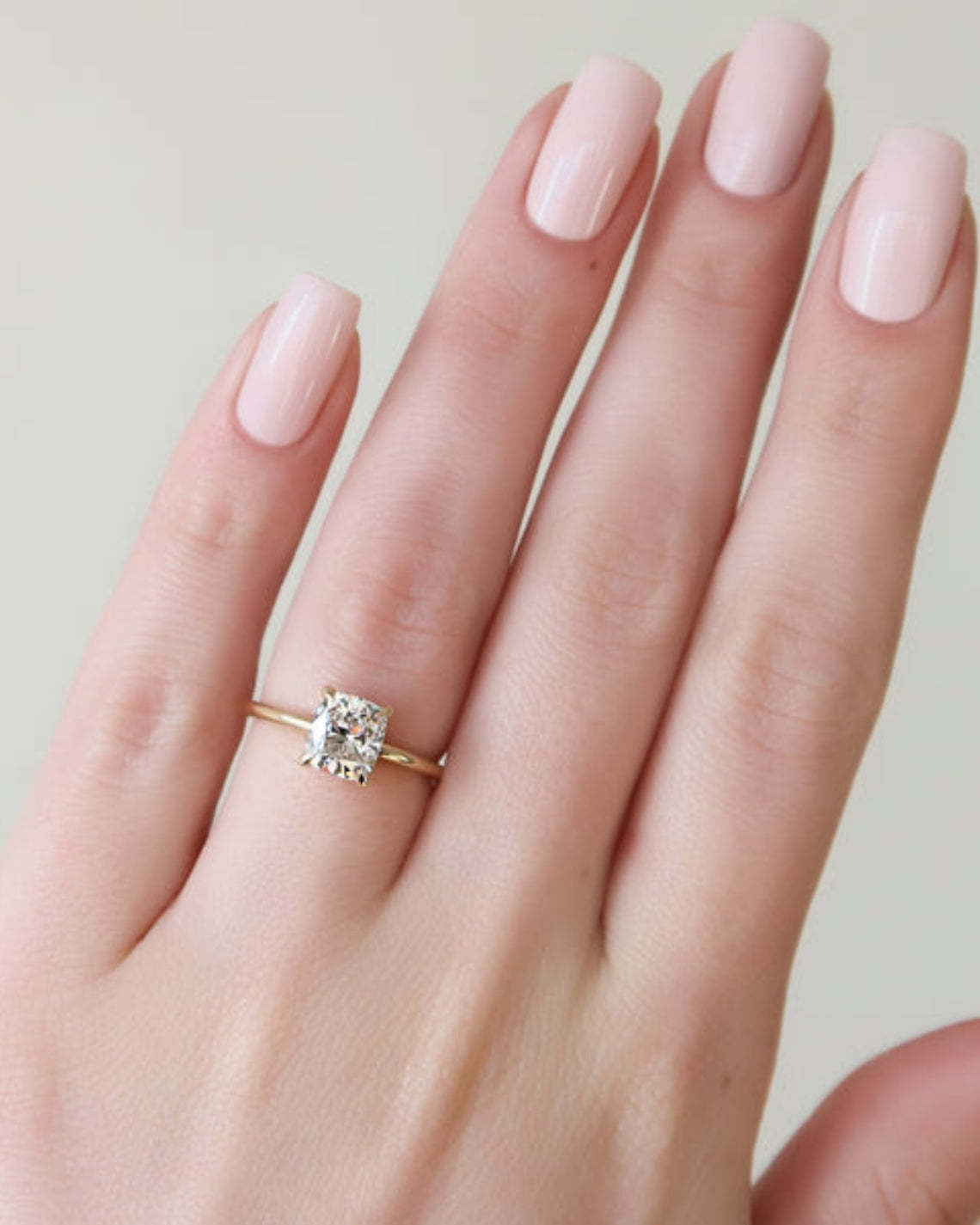 2.0 - 4.0 CT Elongated Cushion Cut Lab Grown Diamond Hidden Halo Engagement Ring