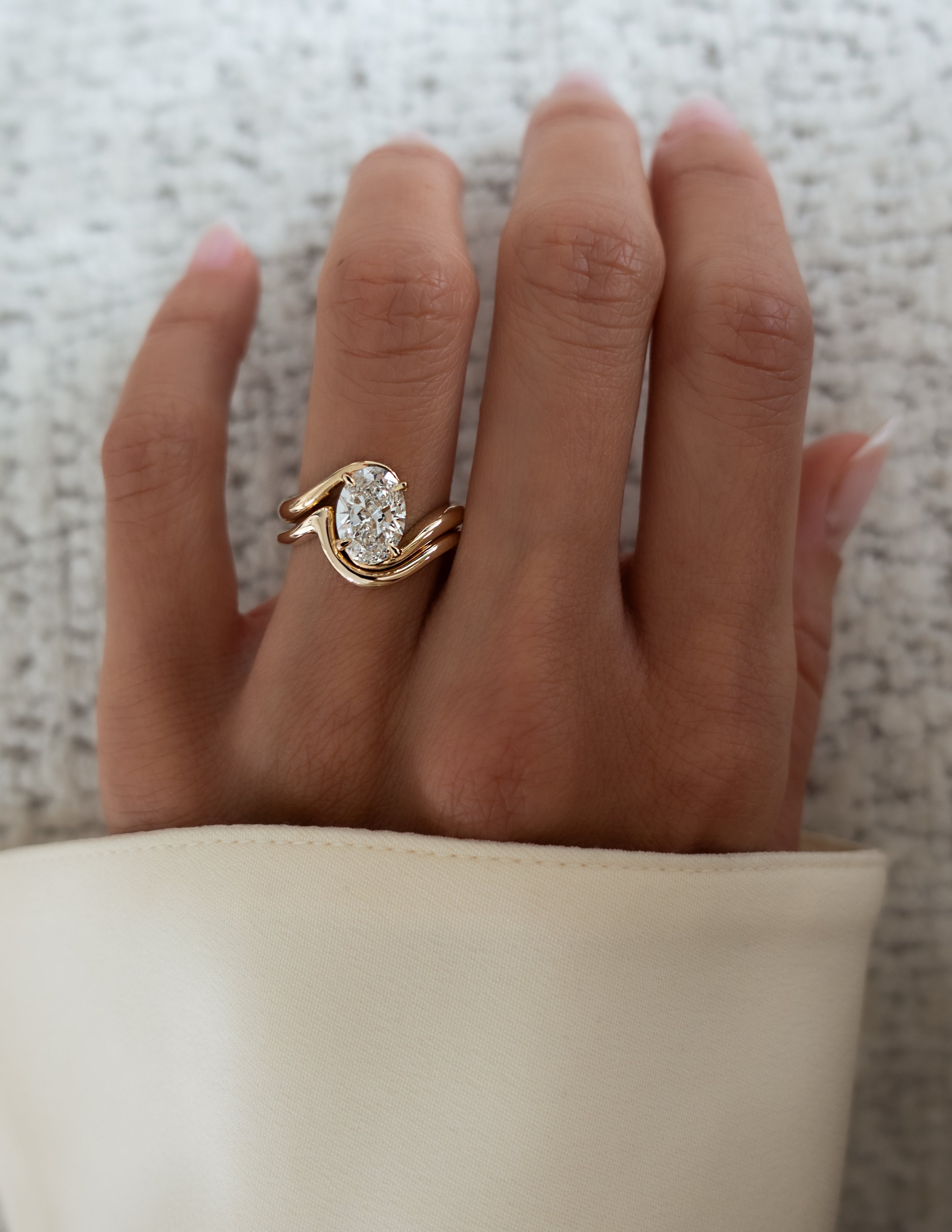 Custom Wedding Band for Katy- (10K-14K-18K/Yellow Gold)