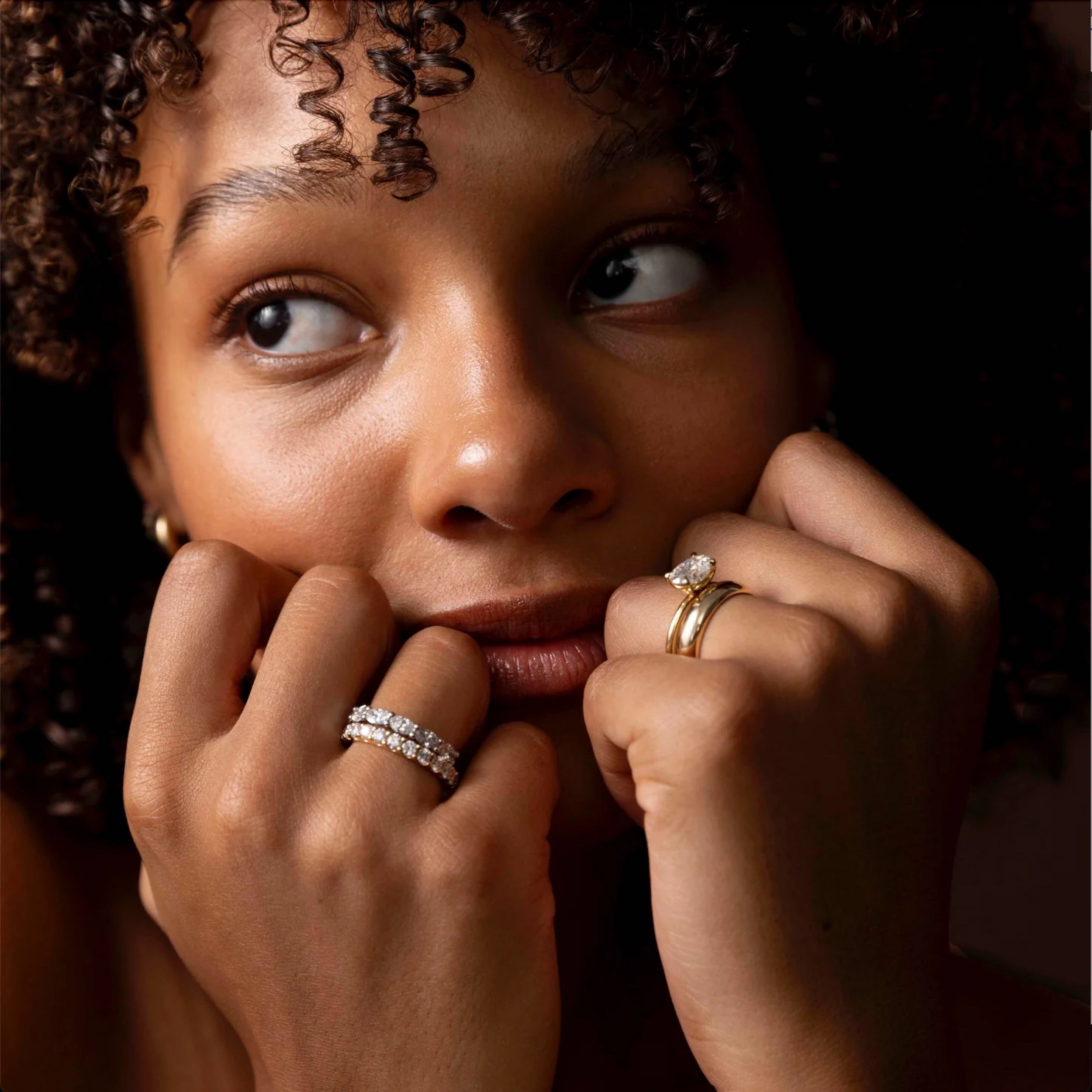 1.5 - 2.5 CT East West Oval Lab Grown Diamond Solitaire Engagement Ring