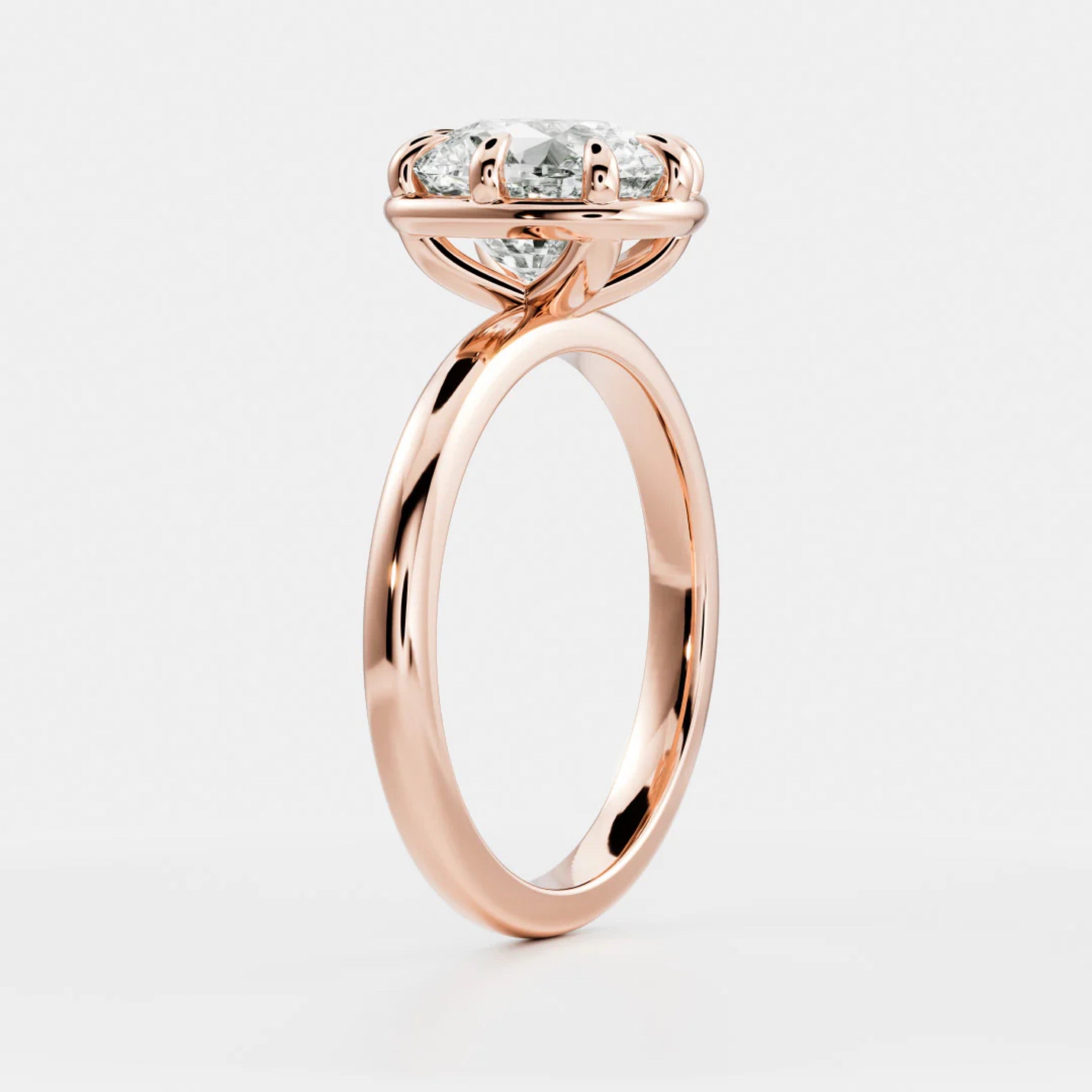 2.0 - 4.0 CT Elongated Cushion Lab Grown Diamond Solitaire Engagement Ring