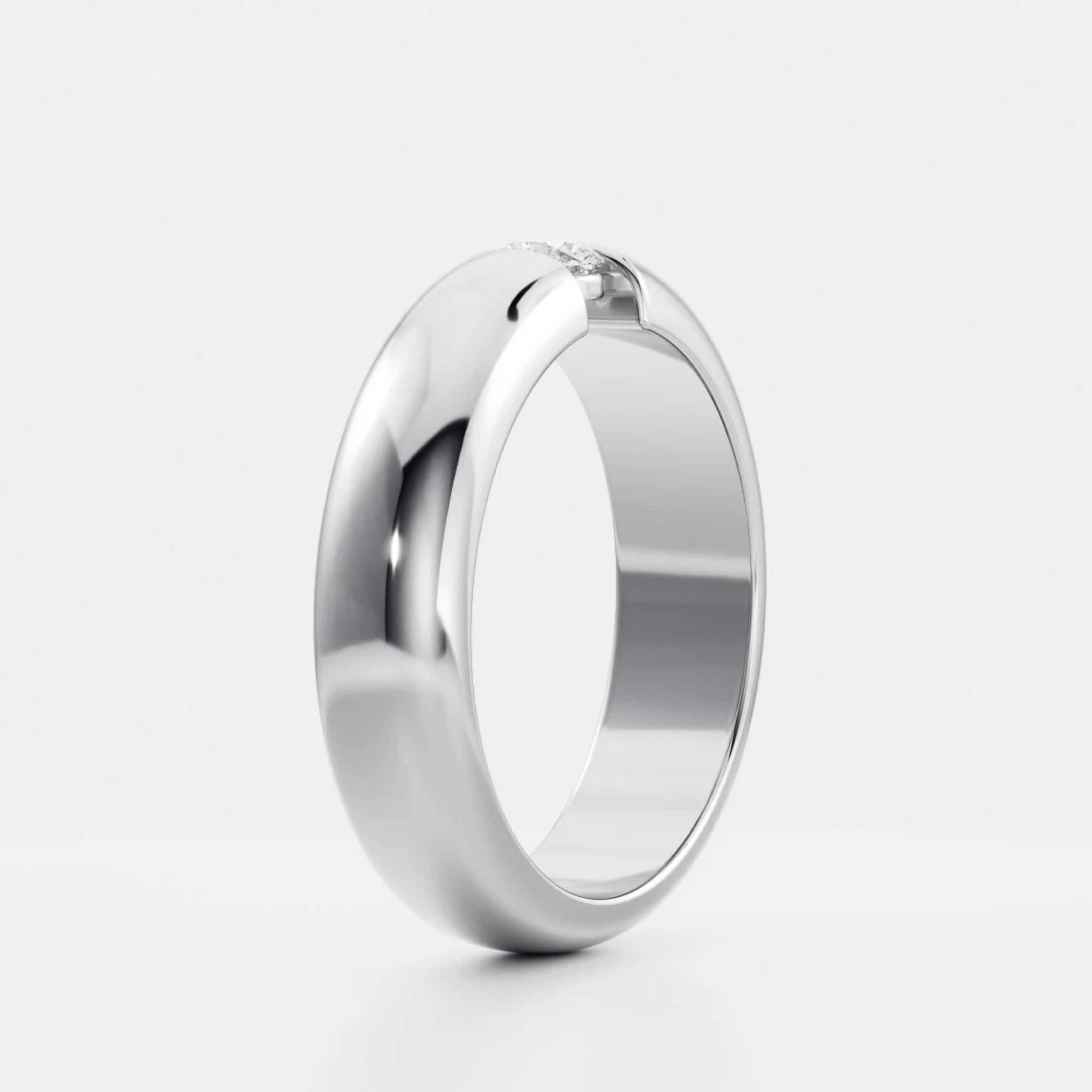 Classic Men's Tension Wedding Band