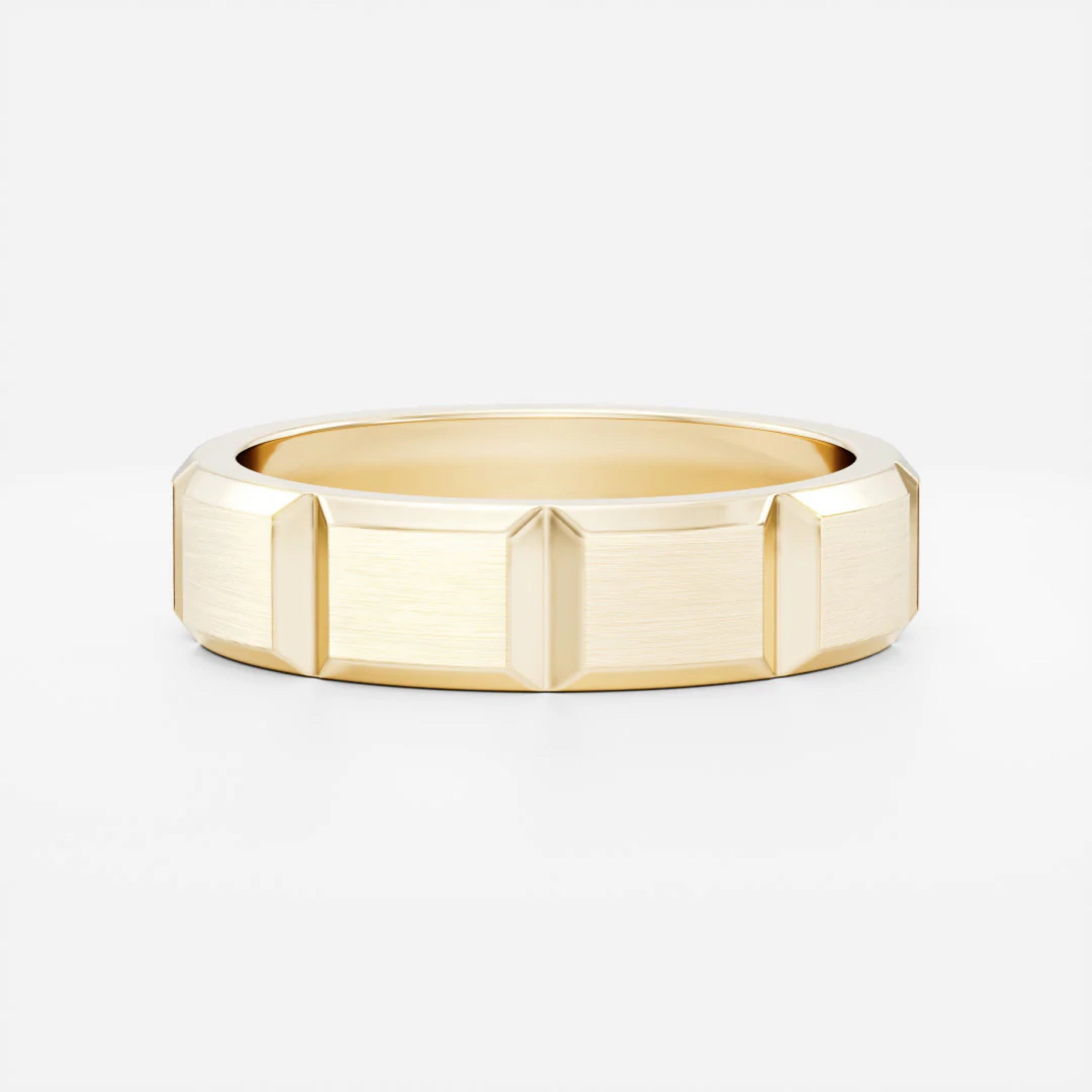 Men's Brushed Modular Wedding Band