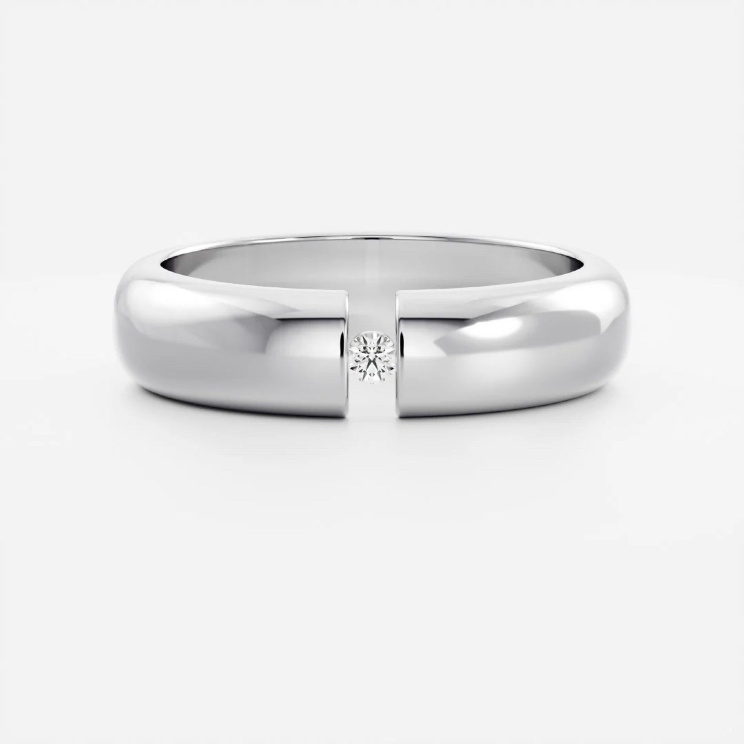 Classic Men's Tension Wedding Band