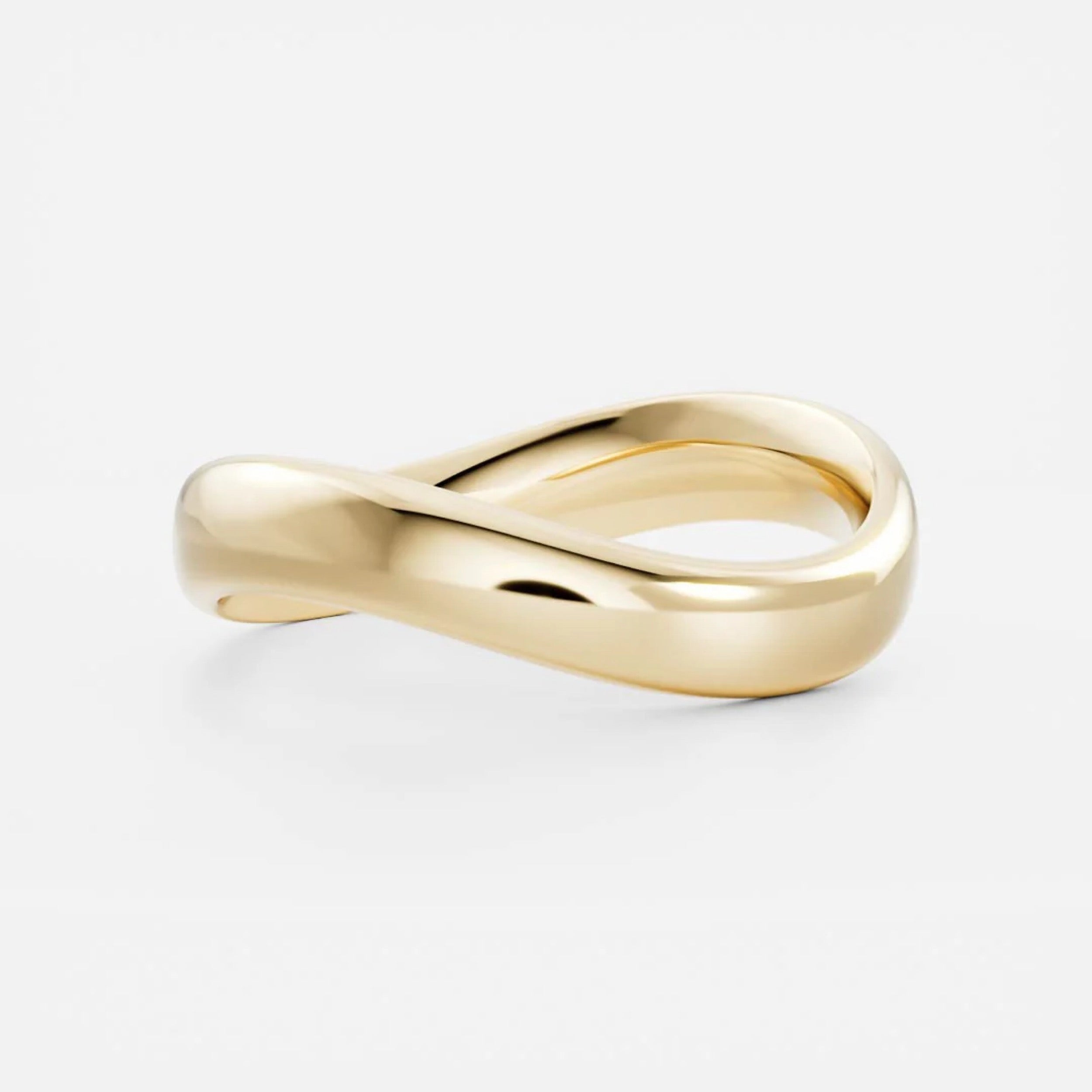 Plain Contour Wedding Band