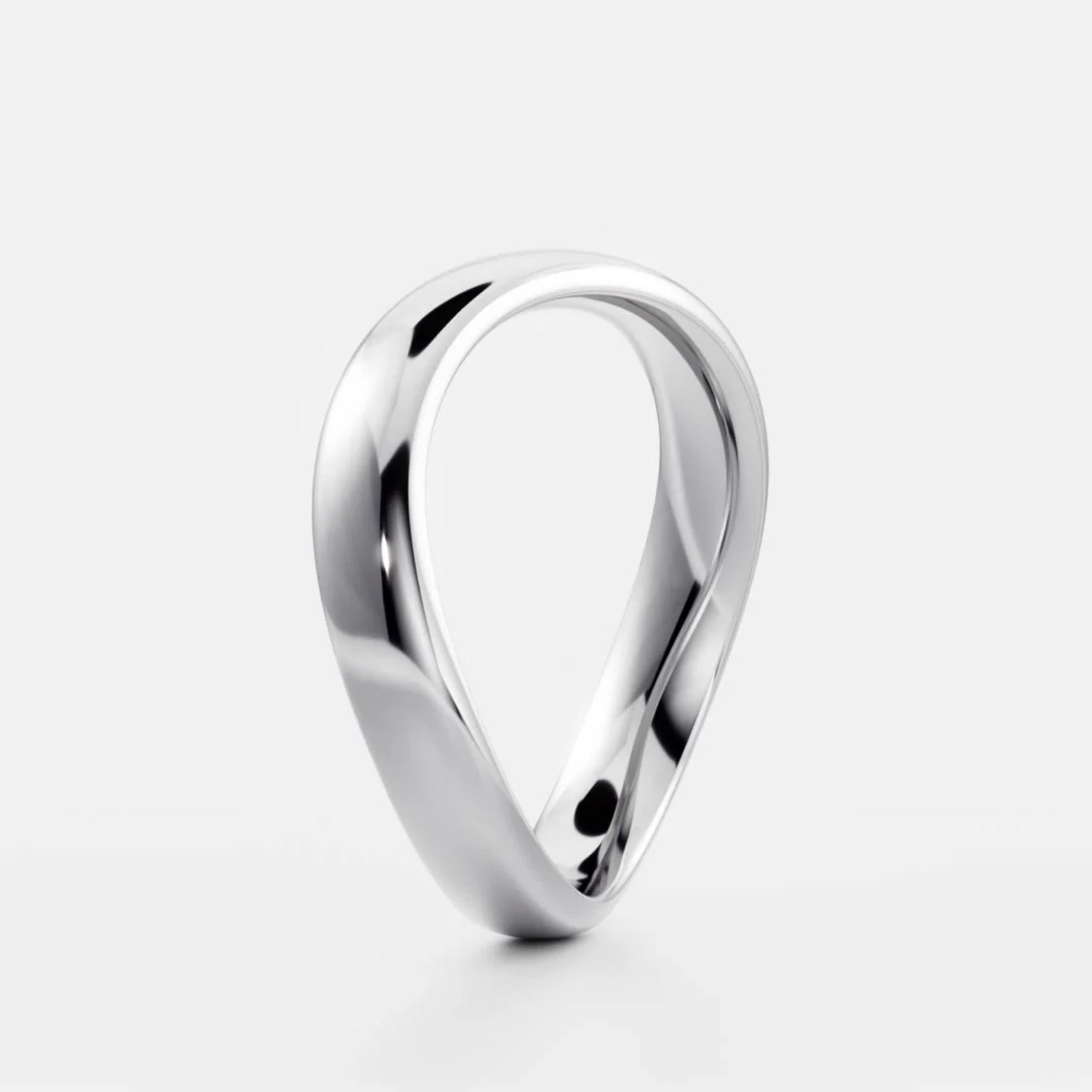 Plain Contour Wedding Band