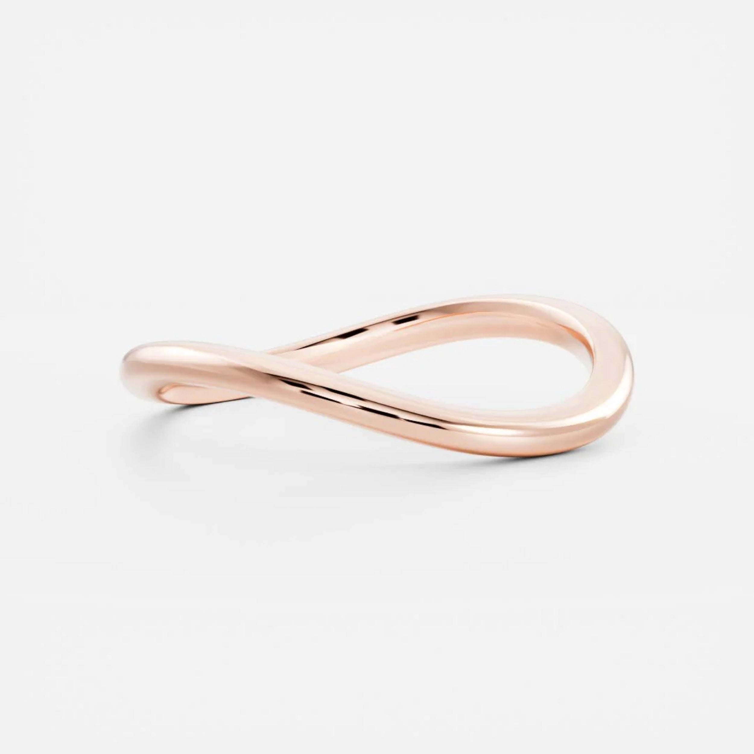 Plain Contour Wedding Band