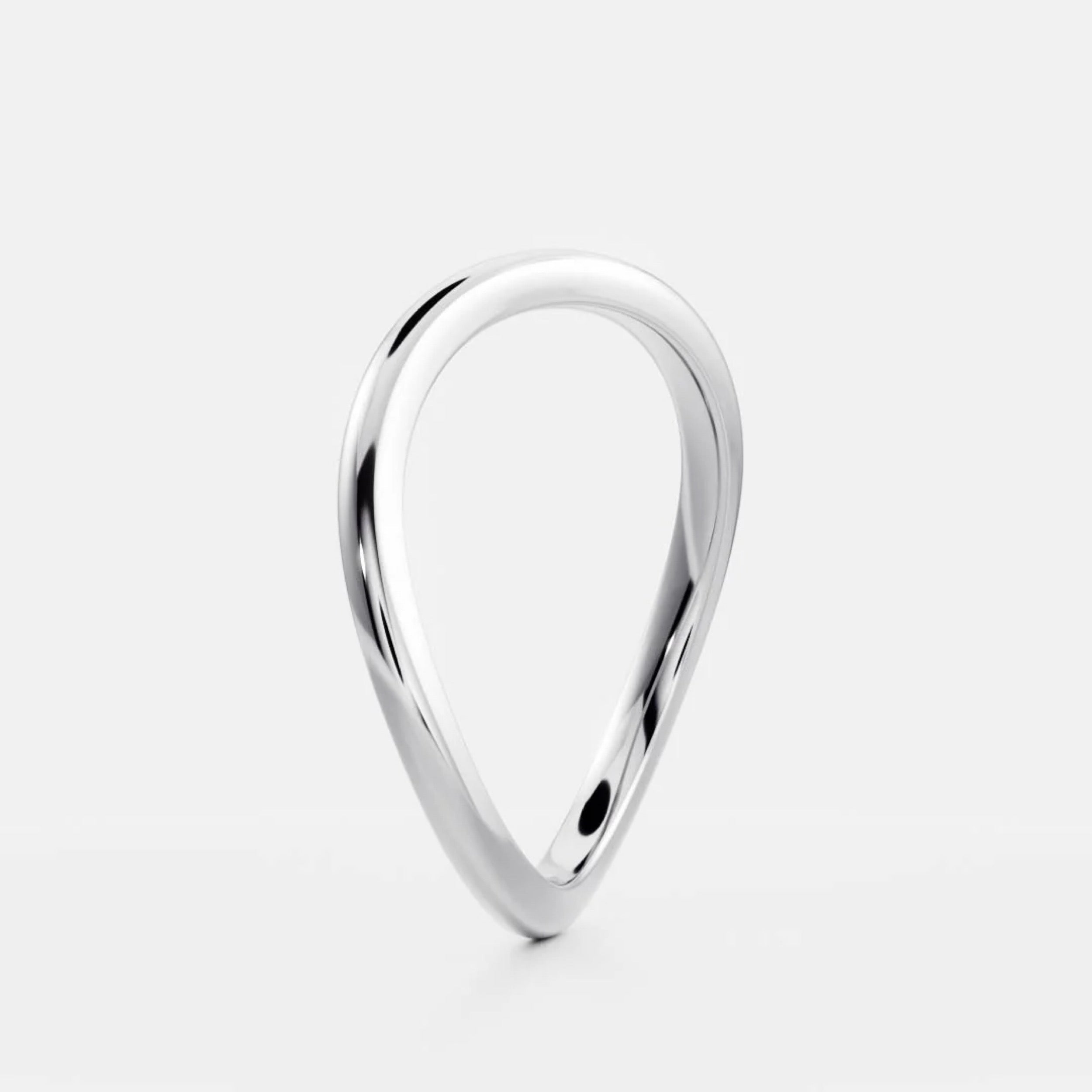 Plain Contour Wedding Band