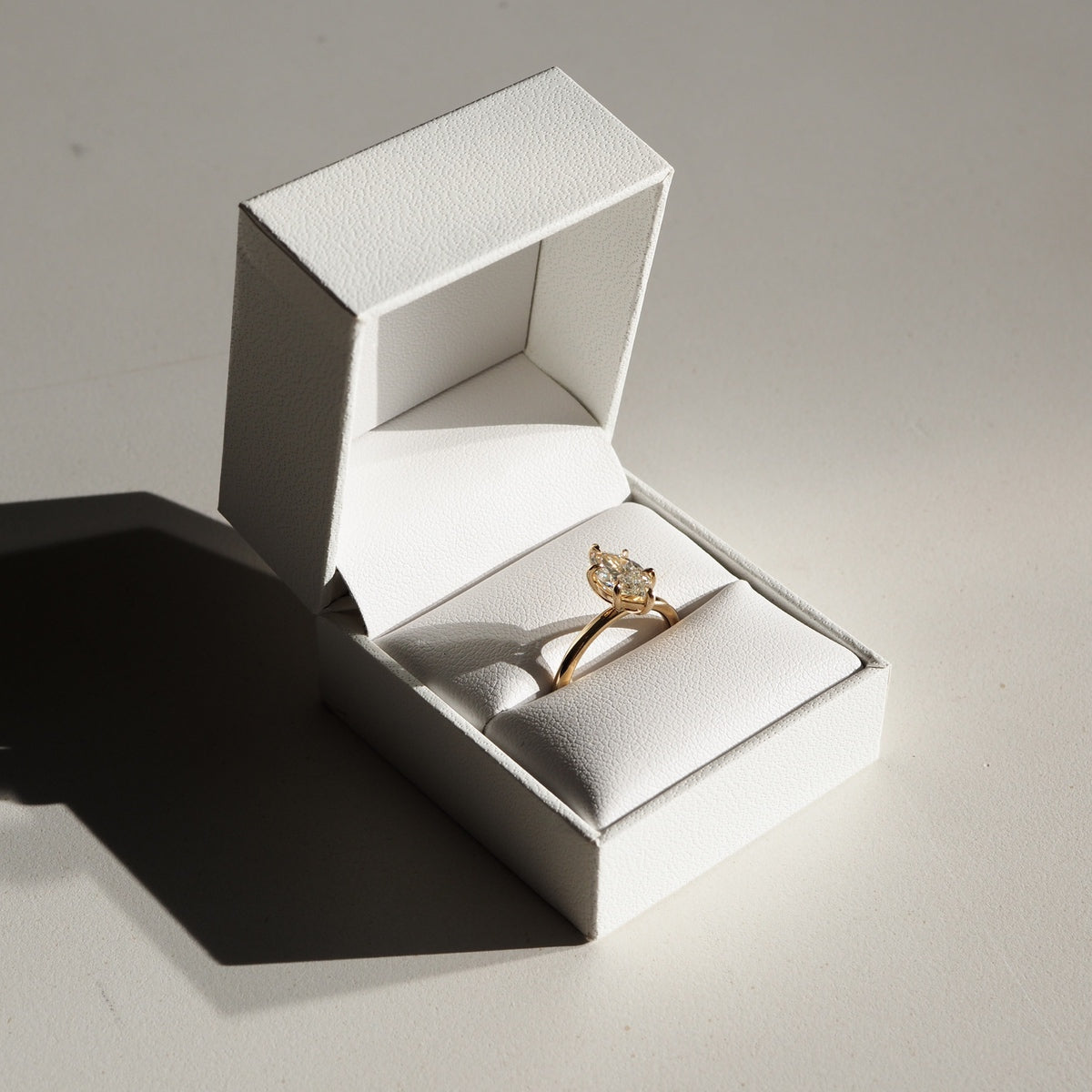 1.5 CT Marquise E/VS1 CVD Diamond Solitaire Engagement Ring - Camila Brown