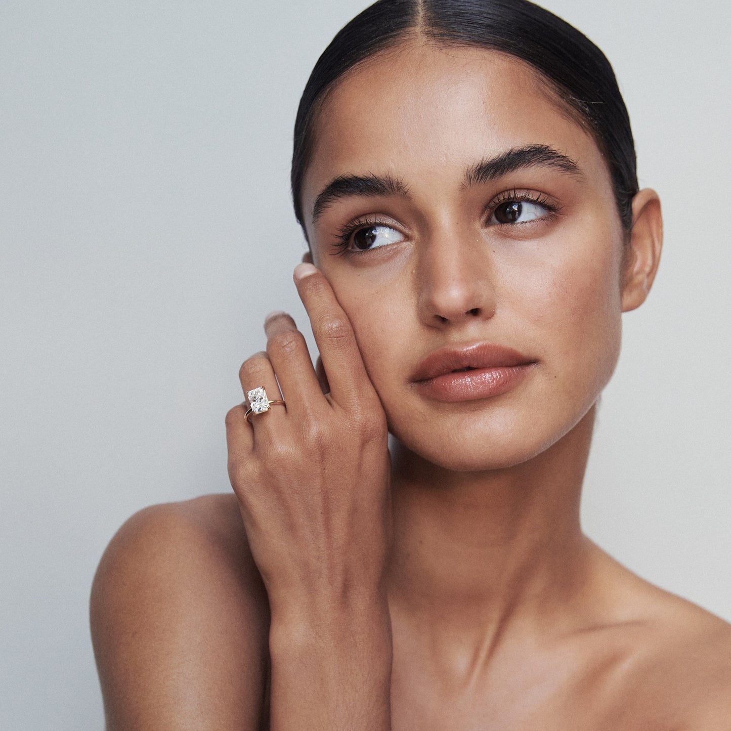 1.5 CT Radiant E/VS1 CVD Diamond Solitaire Engagement Ring - Camila Brown