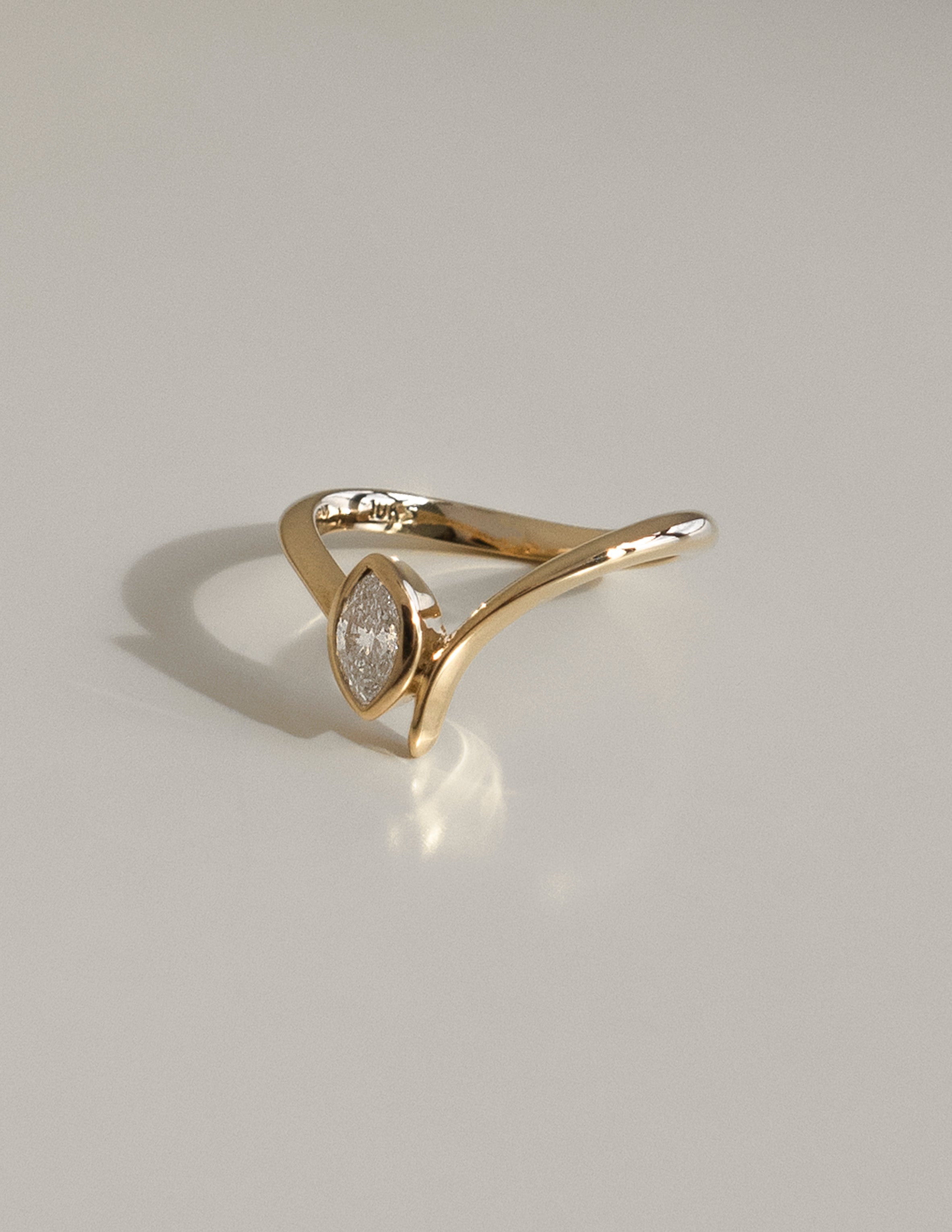 0.50 -1.50 CT Marquise Cut CVD Diamond Solitaire Unique Engagement Ring