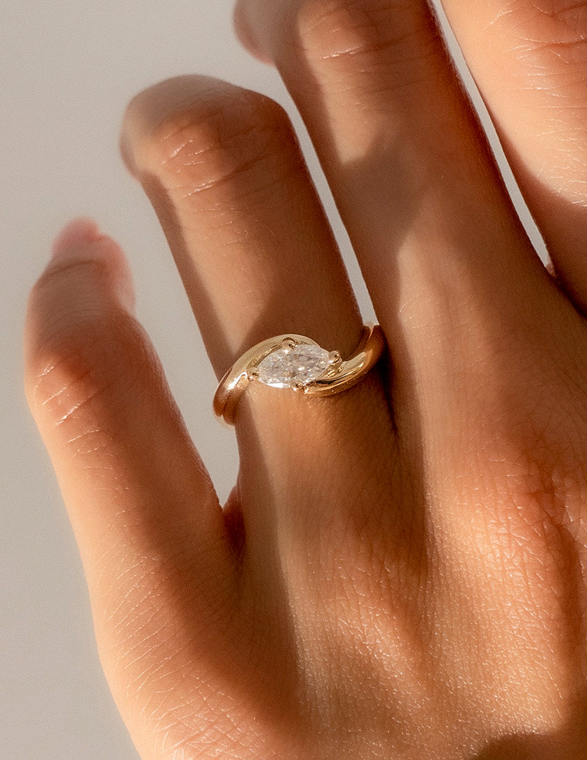 1.25 CT Marquise Cut CVD Diamond Solitaire Engagement Ring custom listing for Shelley