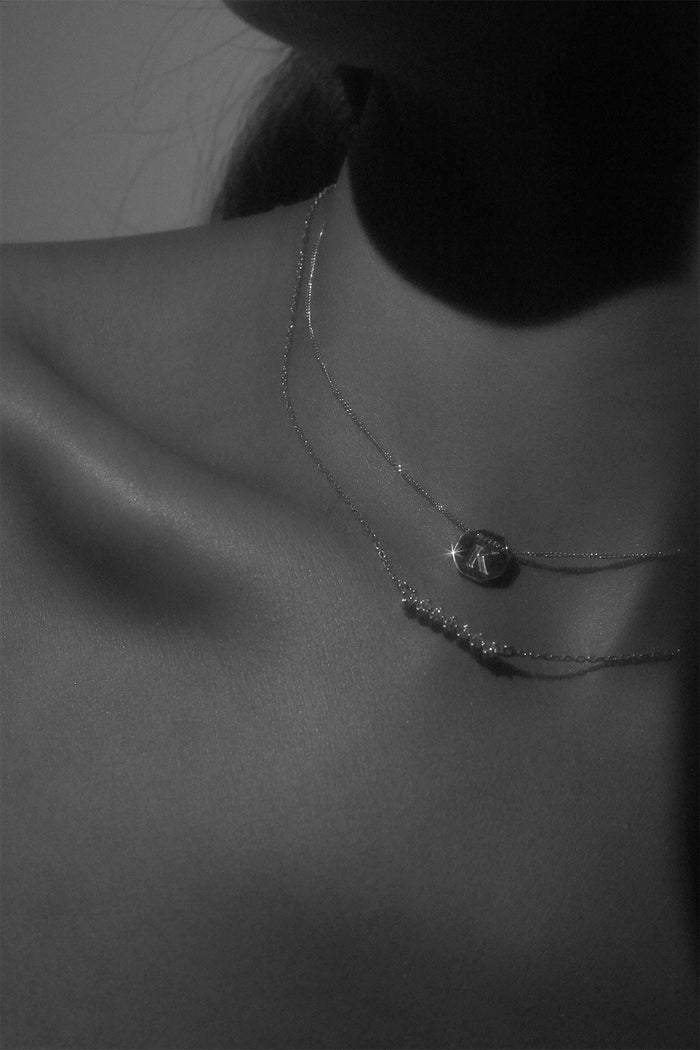 Round Cut Buttercup Style Moissanite Diamond Necklace