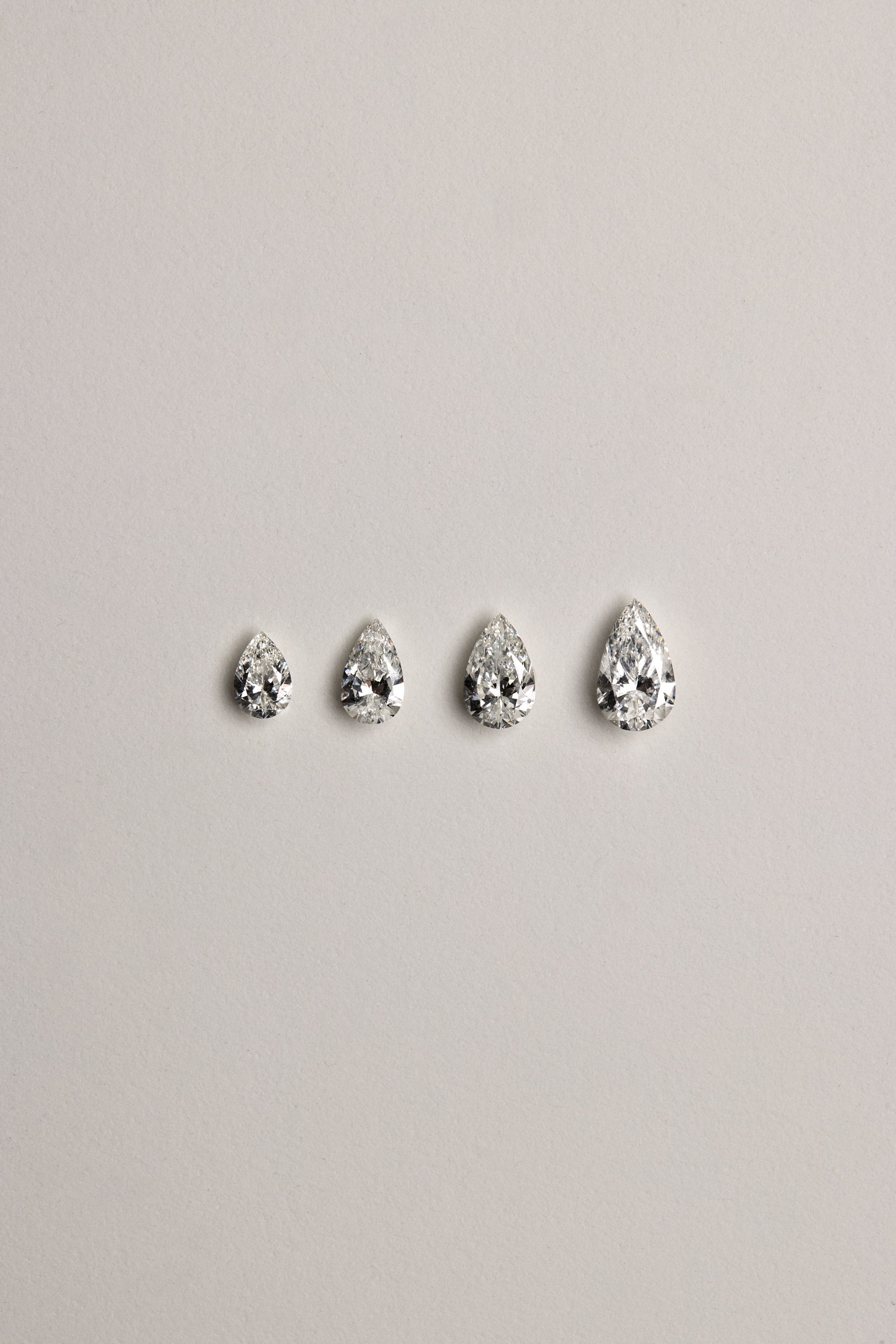 1.50 CT Pear Shaped Moissanite Solitaire Engagement Ring