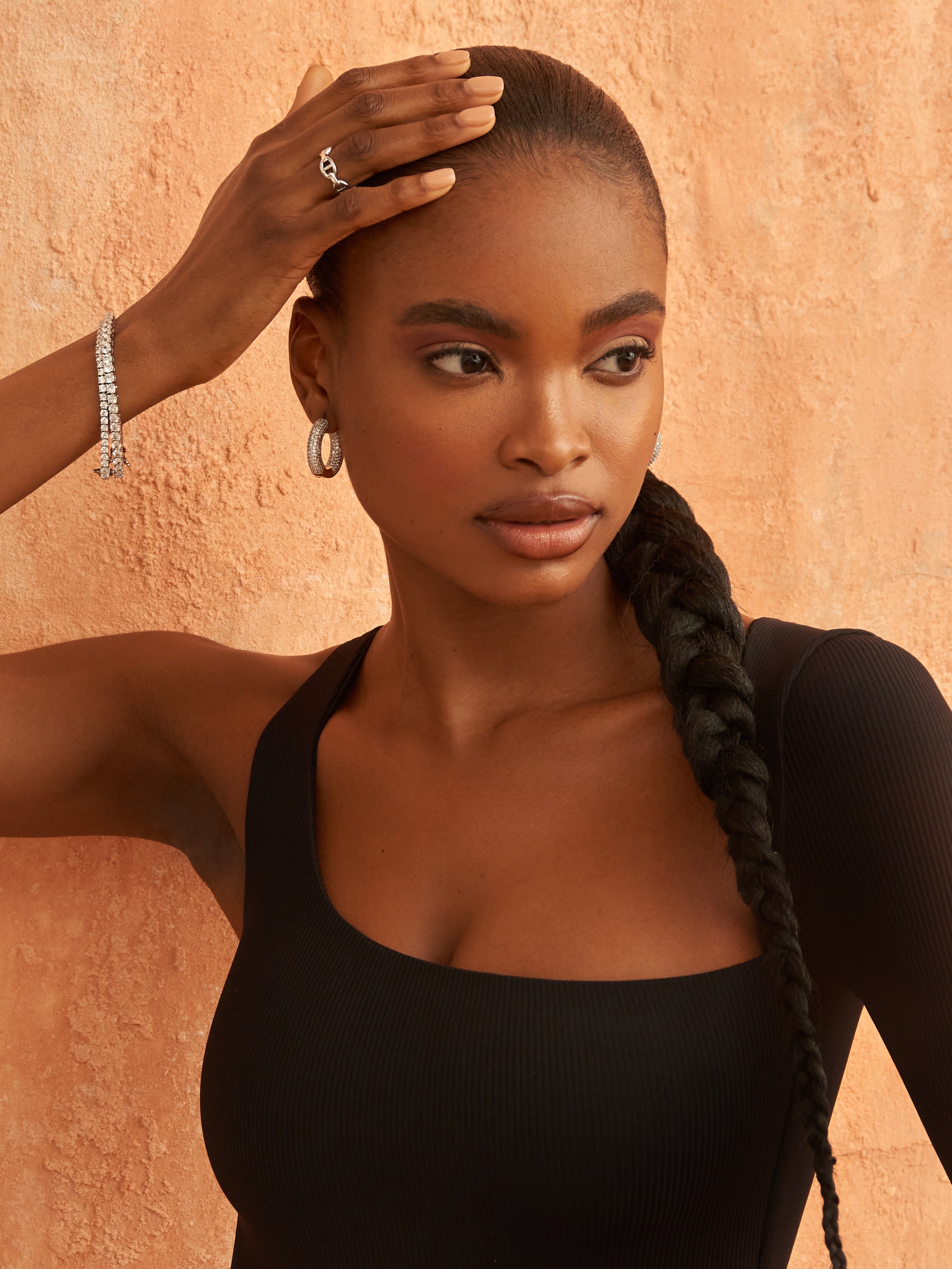 Round Lab Grown Diamond Tennis bracelets