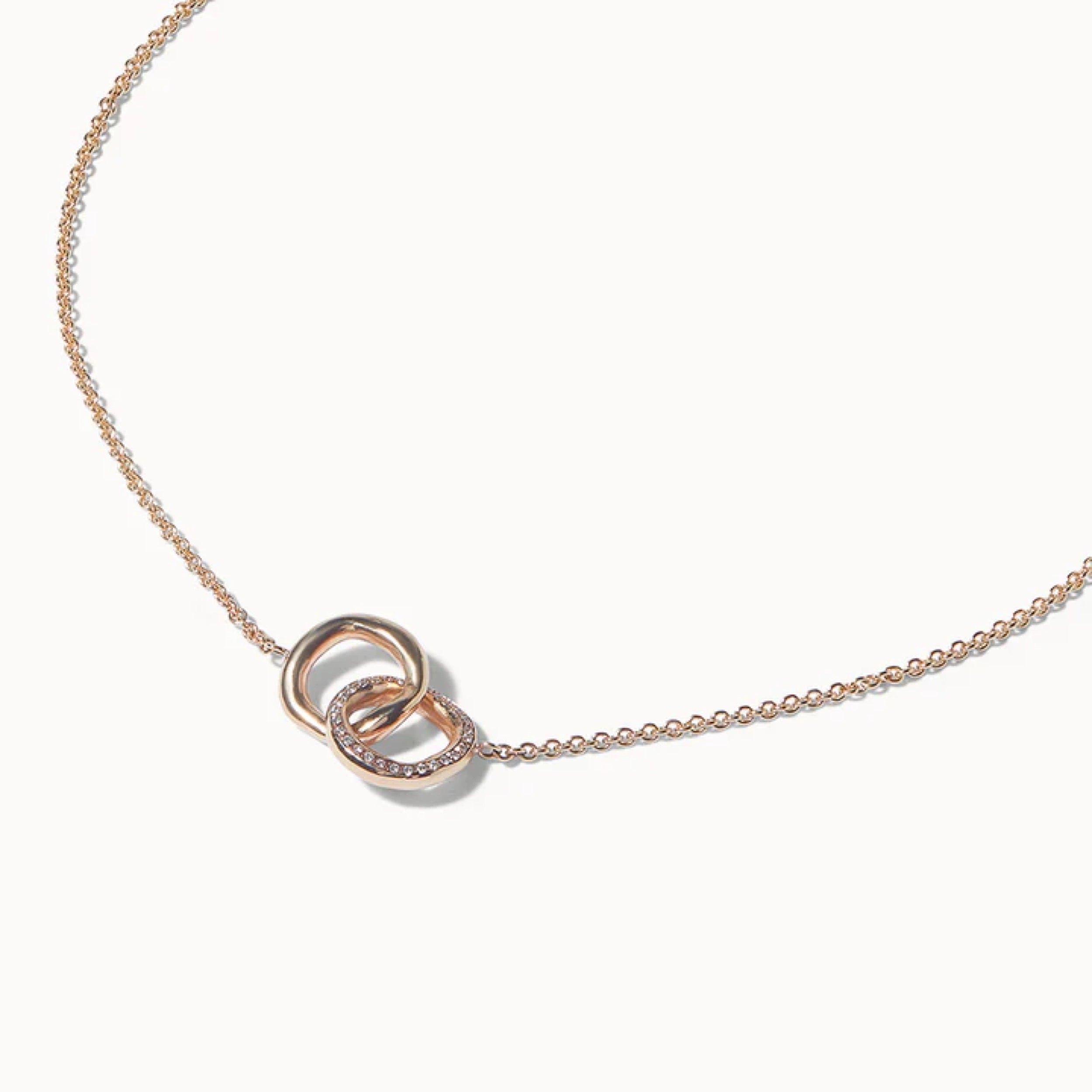 0.30 TCW Round F/VS Lab Grown Diamond circle Necklace