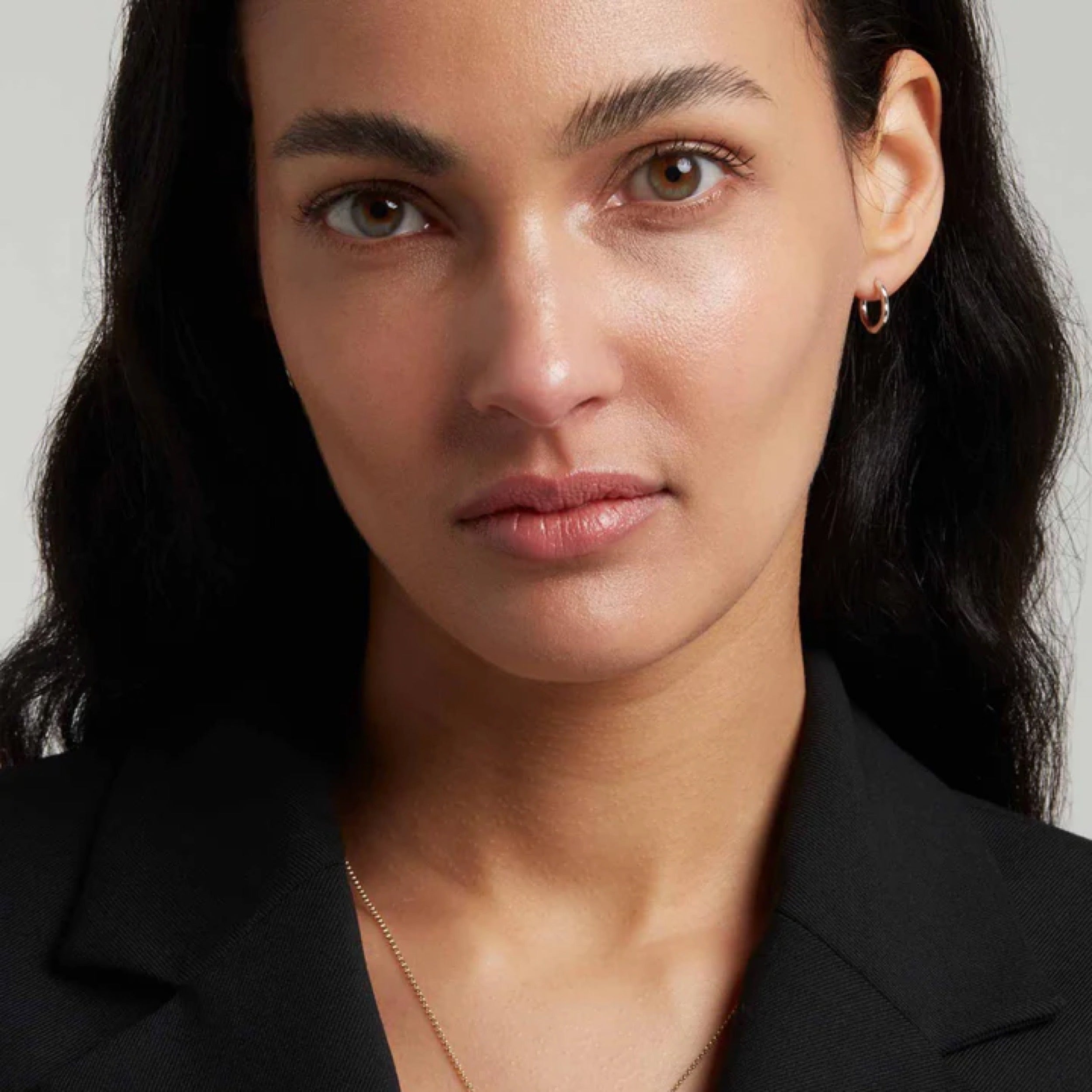 1.01 TCW Trillion & Cushion F/VS Lab Grown Diamond Two Stone Necklace