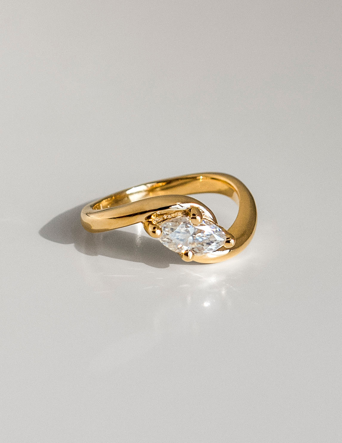 1.25 CT Marquise Cut CVD Diamond Solitaire Engagement Ring custom listing for Shelley