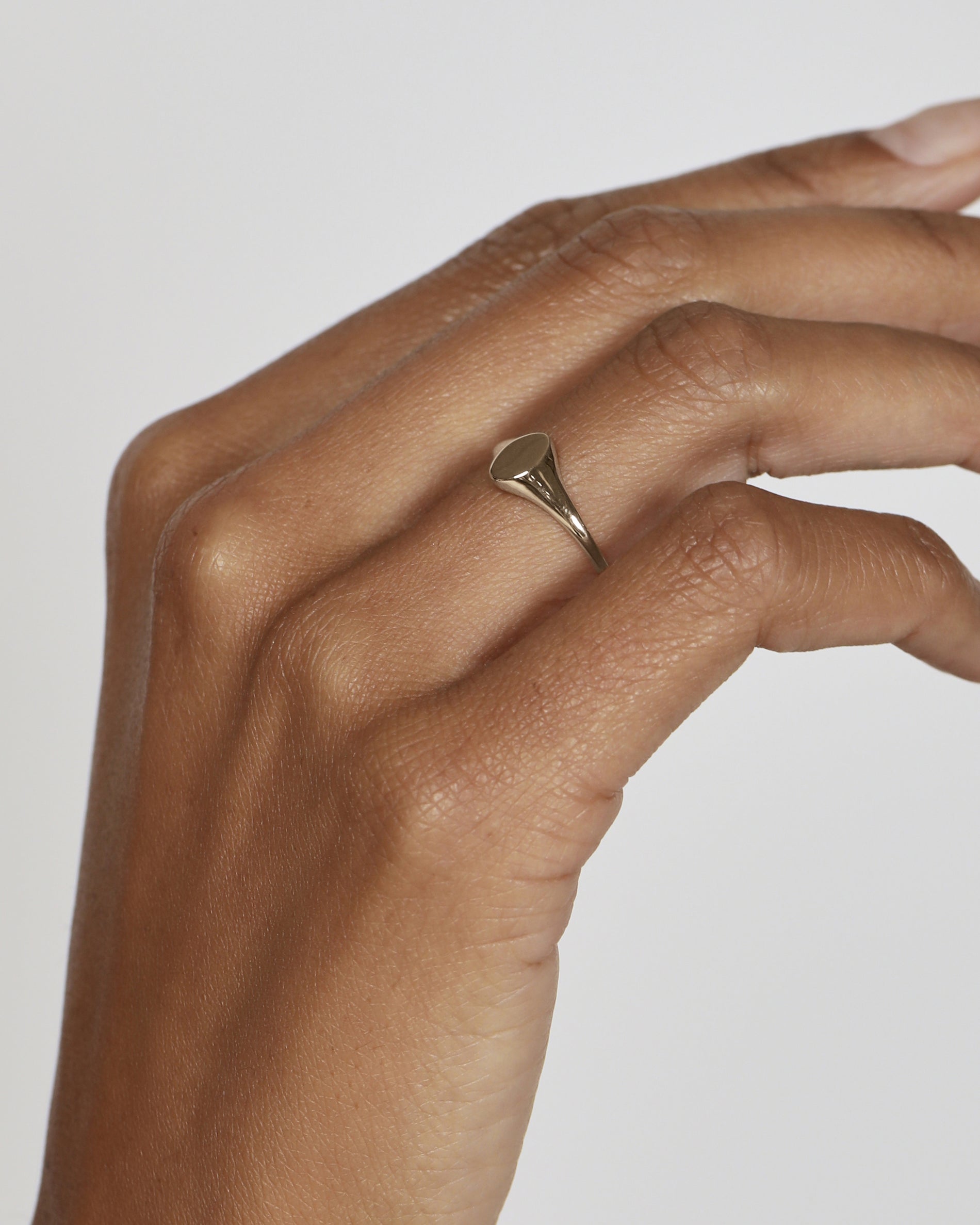 Plain Classic Signet Wedding Band