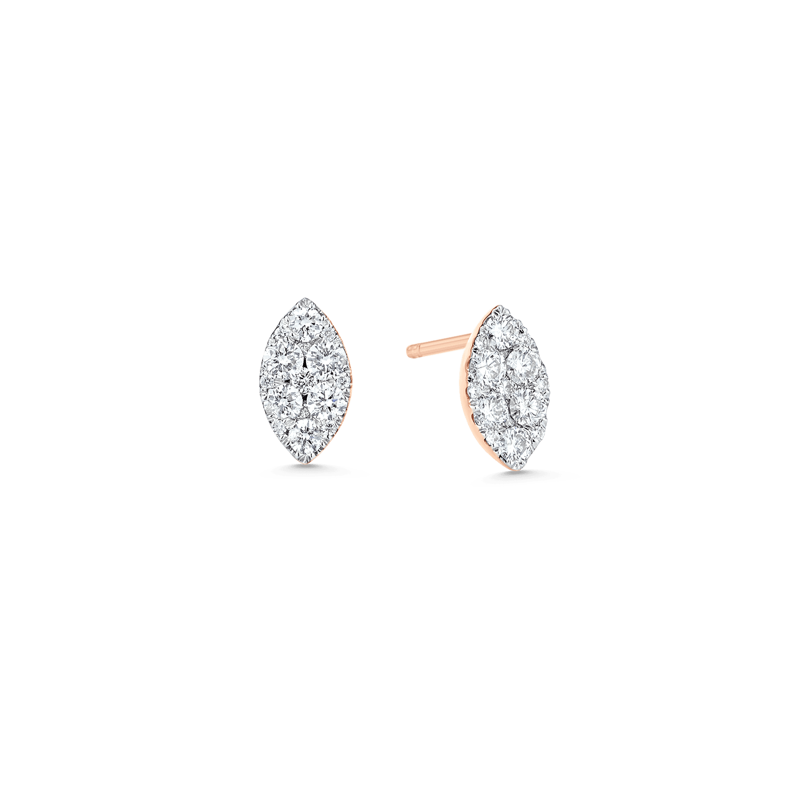 0.55 TCW Round Moissanite Diamond Stud Earrings - Camila Brown