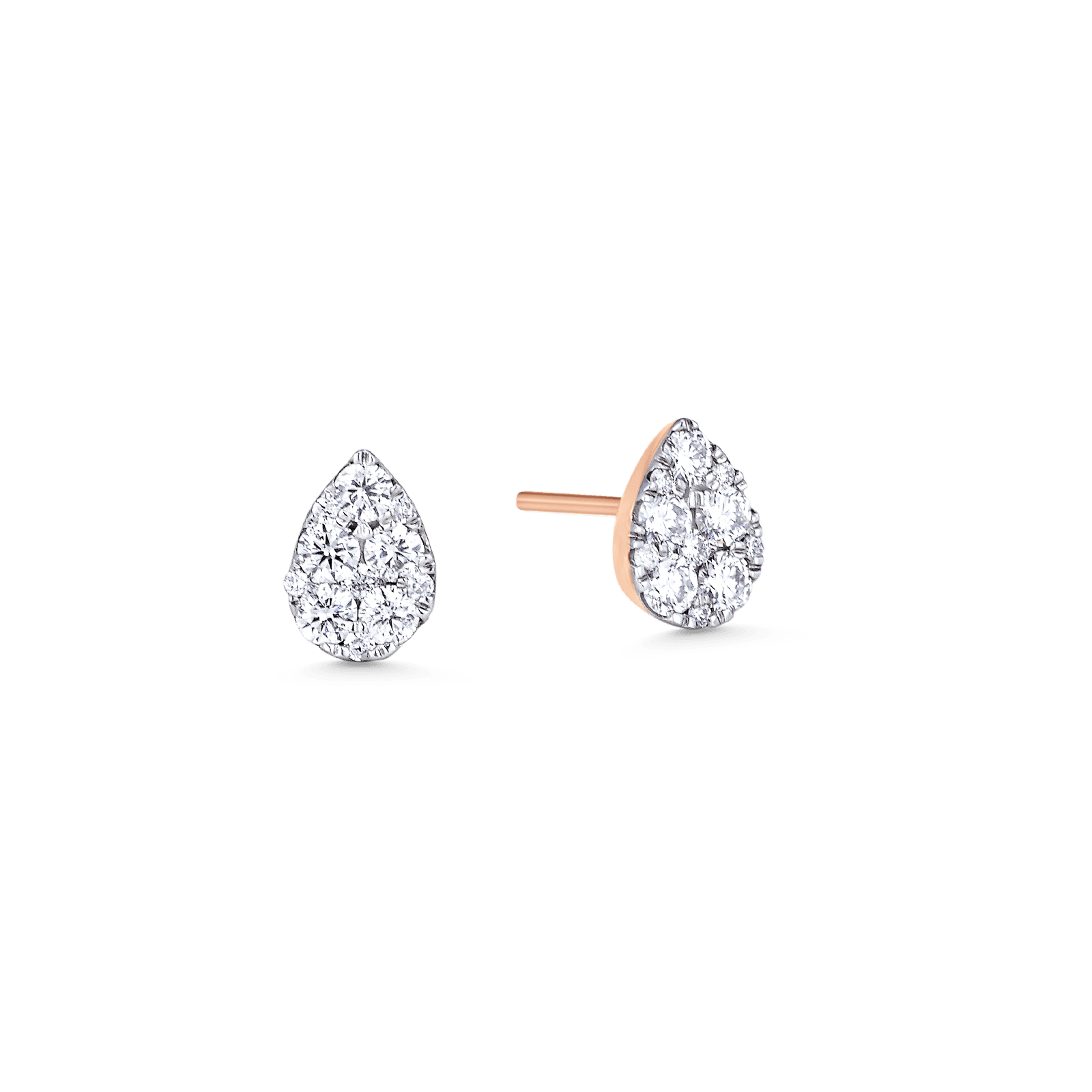 0.48 TCW Round Moissanite Diamond Stud Earrings - Camila Brown