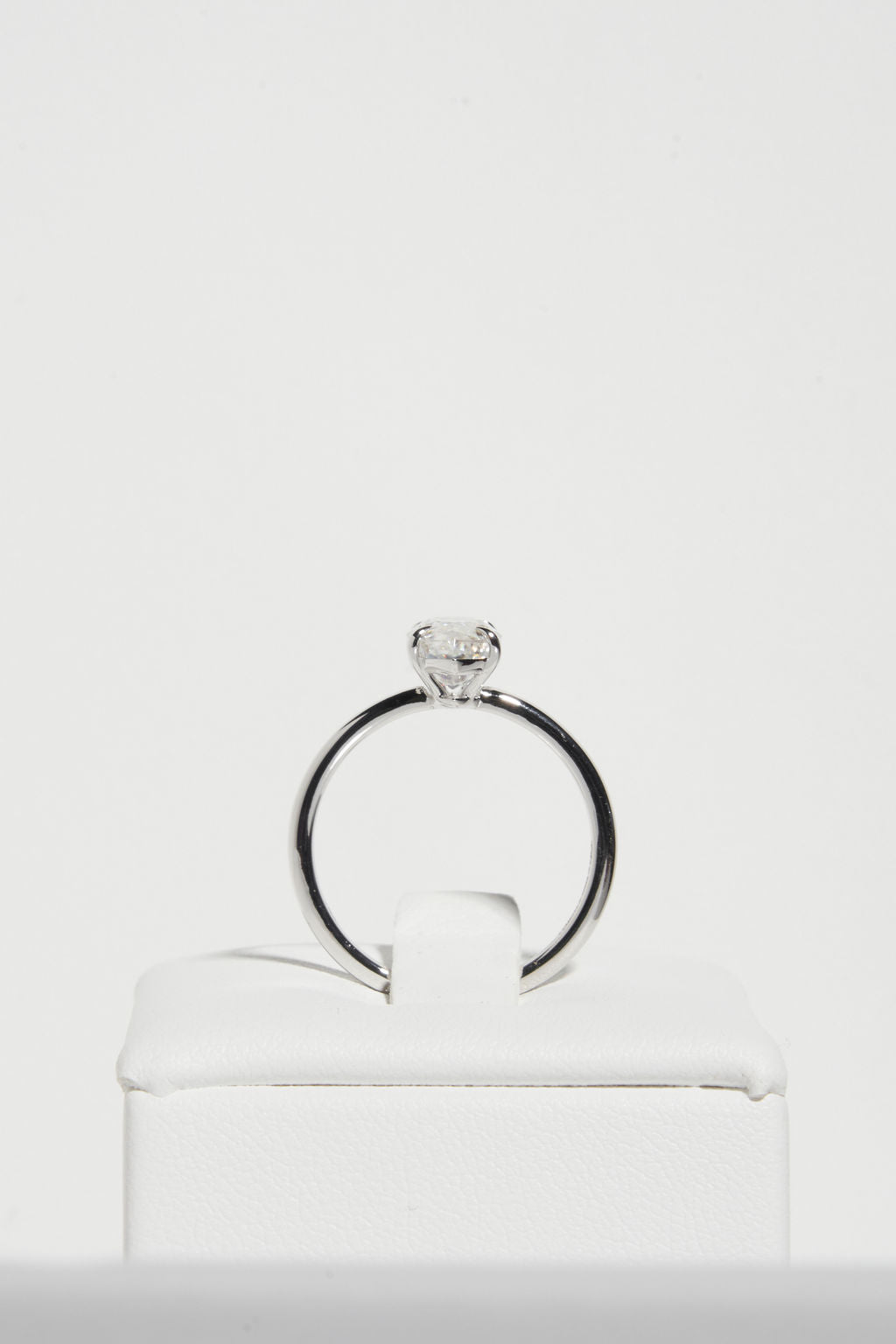 2.0 CT Marquise Shaped Moissanite Solitaire Engagement Ring