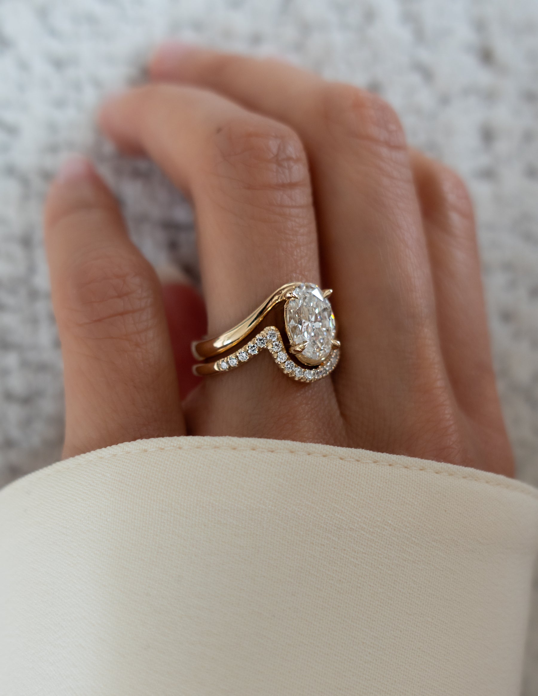 1.50- 3.0 CT Marquise Cut Lab Grown Diamond Solitaire Setting Bridal Set