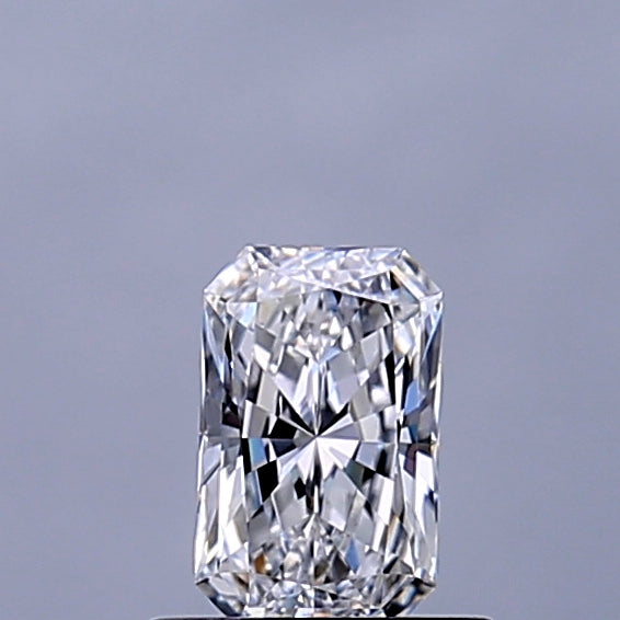 1.0-4.0 CT Radiant Lab Grown Diamond Solitaire SIgnet Engagement Ring + 0.51 ct radiant - D VVS2